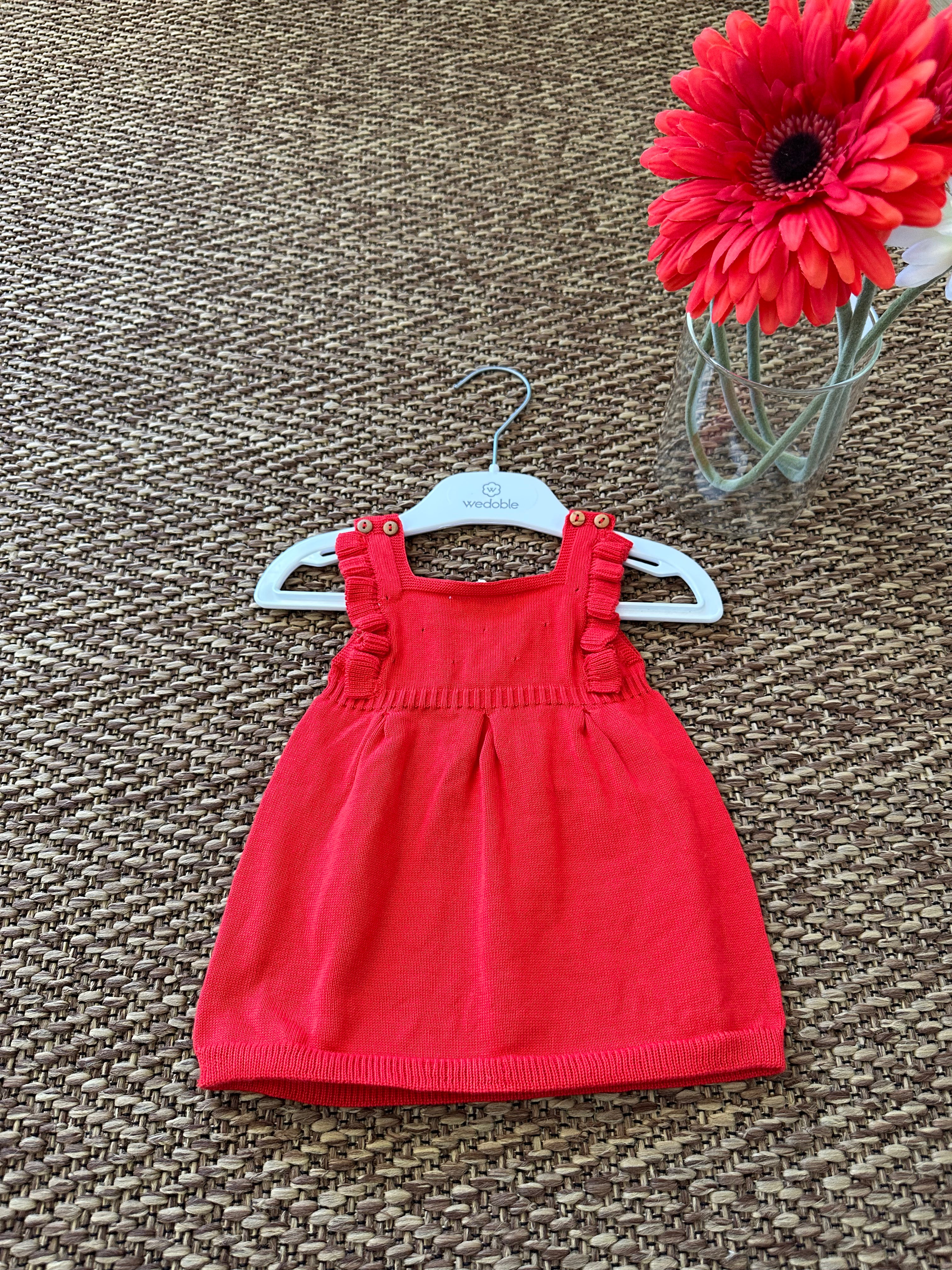 Abito in maglia fine Rosso - Be Brave Boutique