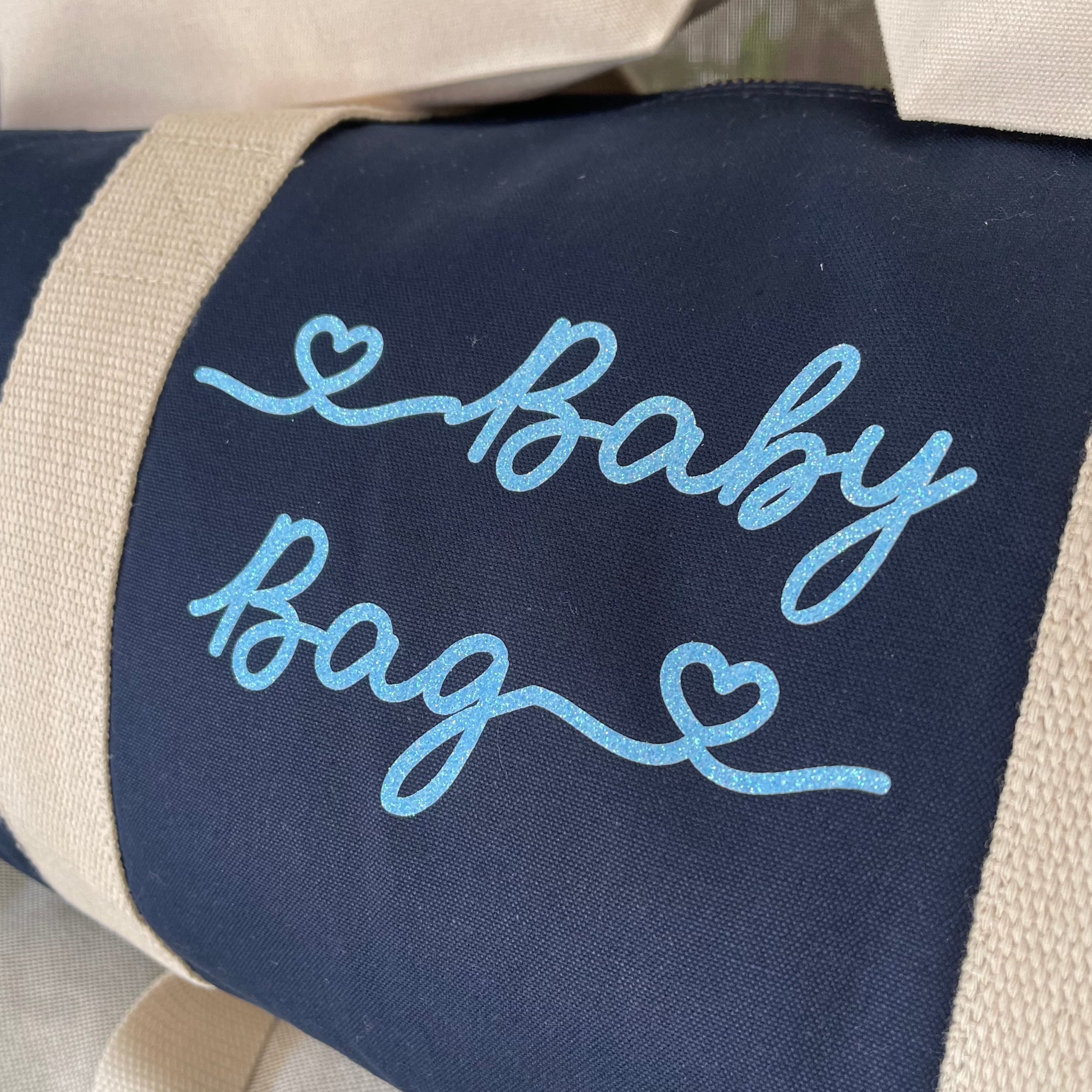 Borsone Mamma, 1 borsone Baby Blu e 2 Pochette - Be Brave Boutique