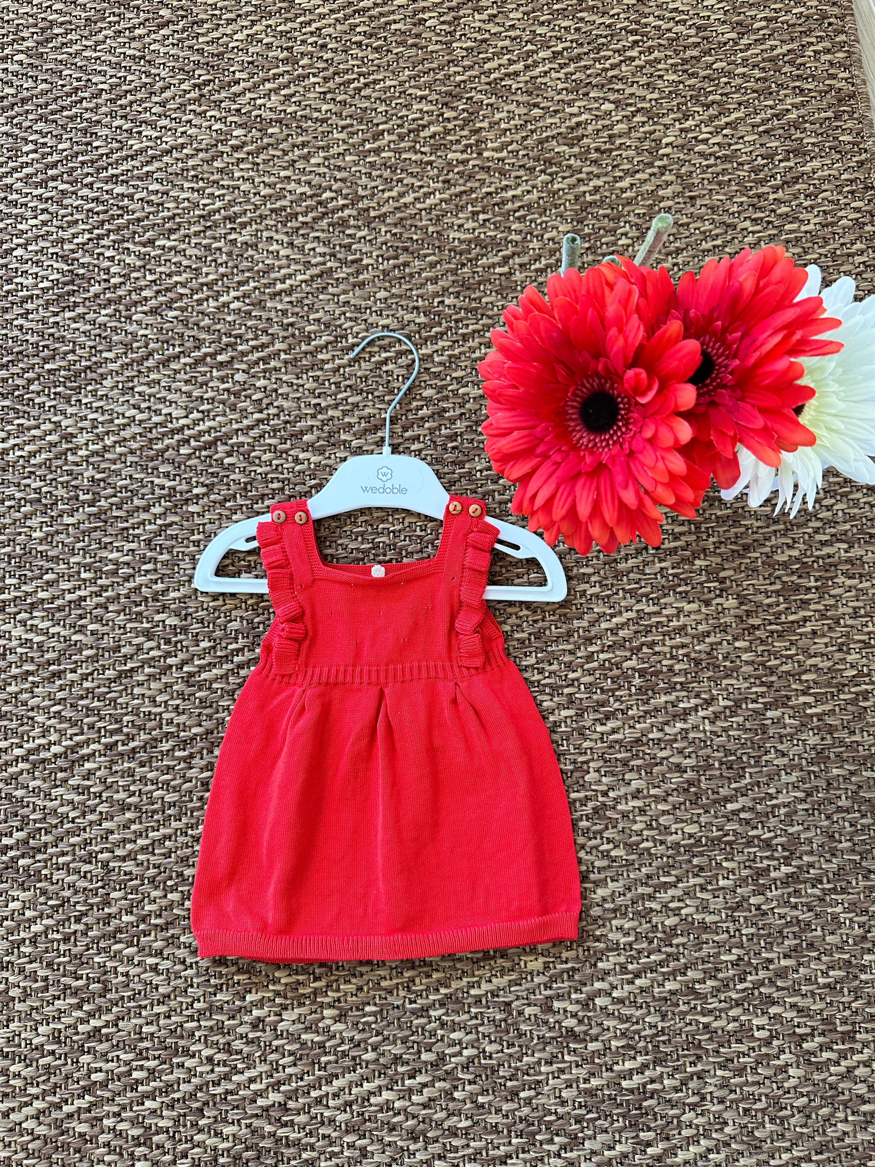 Abito in maglia fine Rosso - Be Brave Boutique