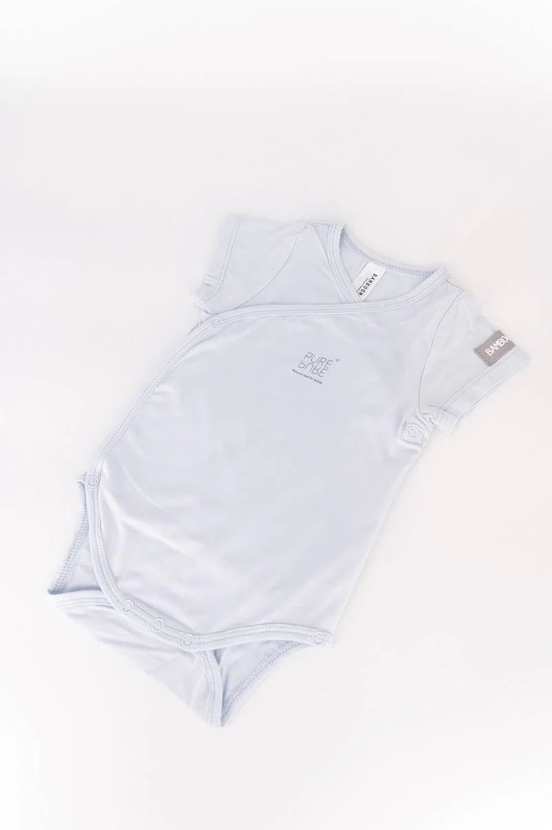 Body bambino maniche corte azzurro - Be Brave Boutique