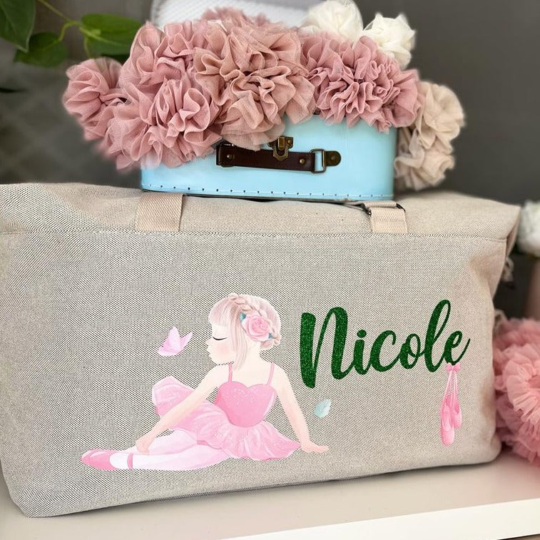 Borsone modello “Mommy” in polycotton Ballerina - Be Brave Boutique