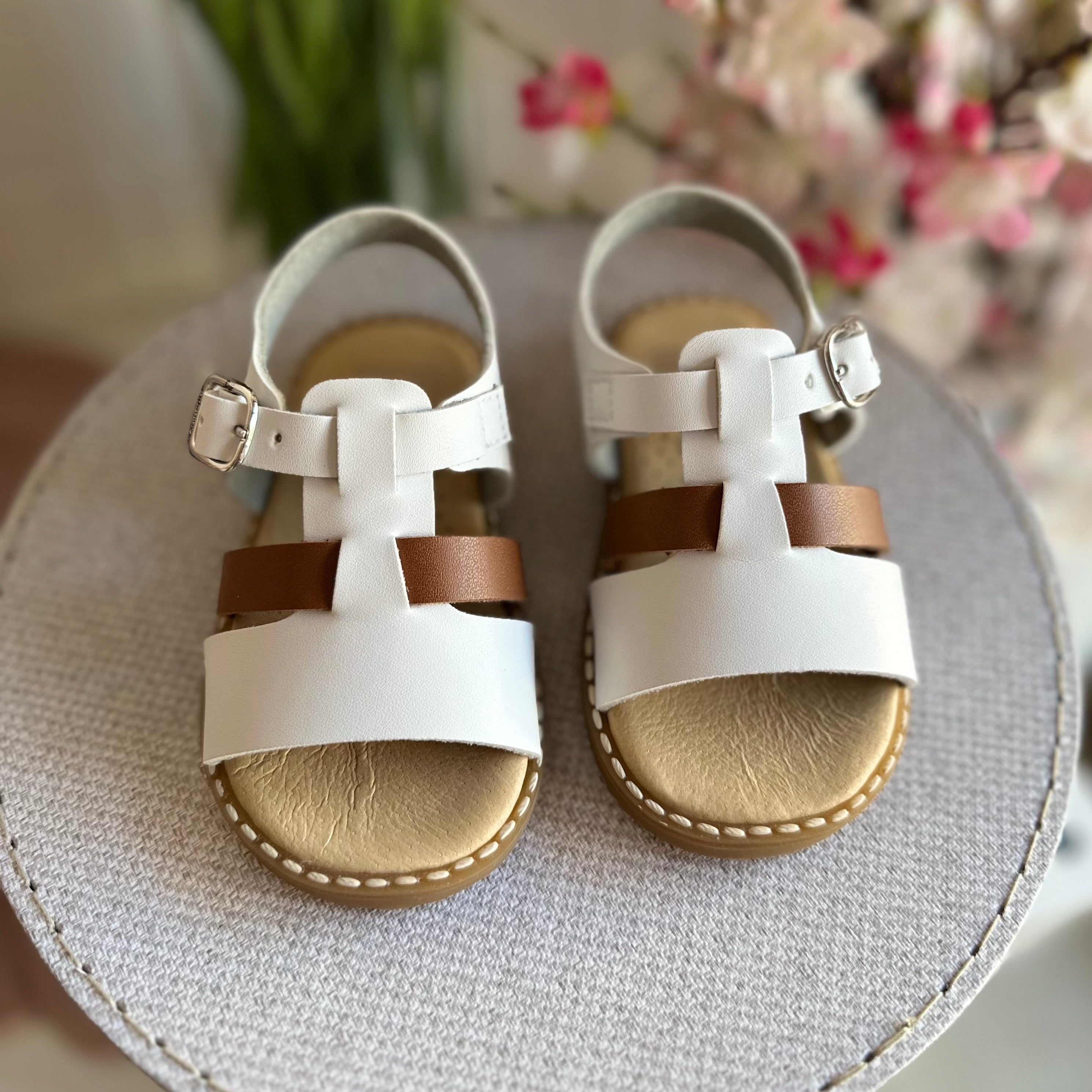 sandali bambino ANDANINES in pelle con plantare anatomico - Be Brave Boutique