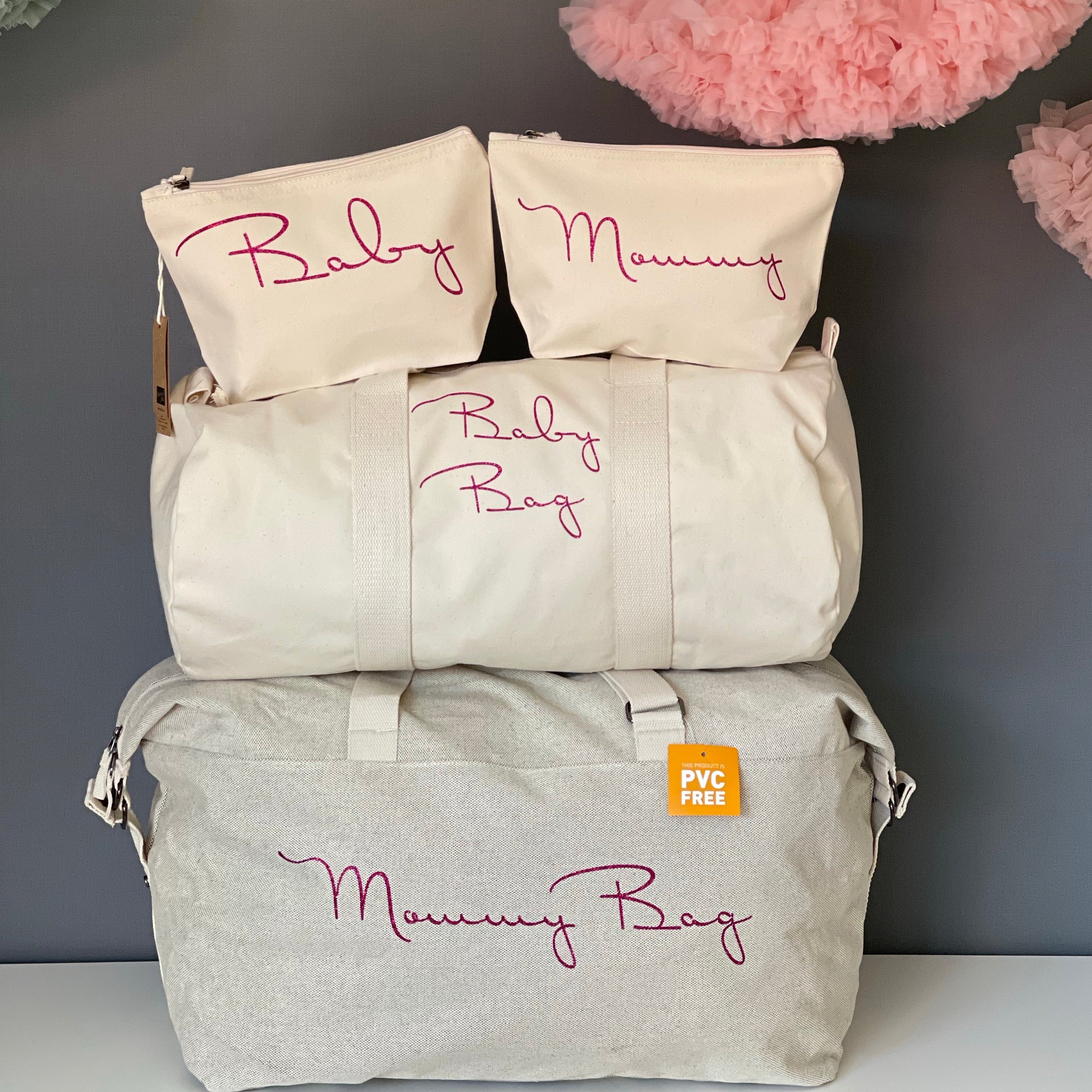 Borsone mamma, 1 borsone baby e 2 pochette - Be Brave Boutique