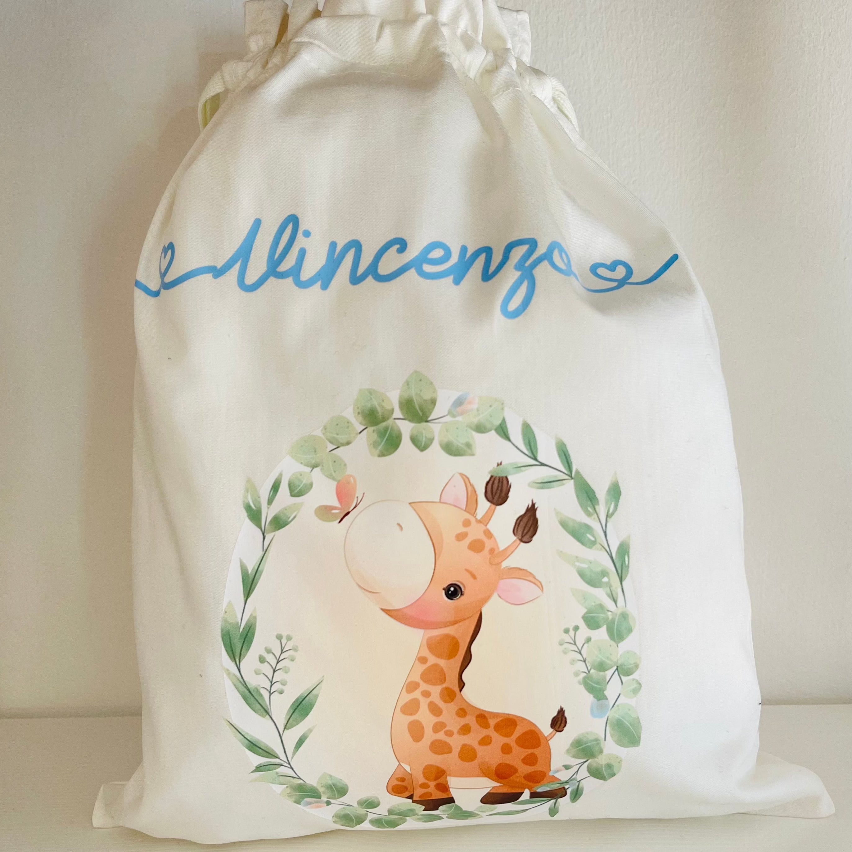 Sacchetti primi Cambi Giraffa In Cornice - Be Brave Boutique