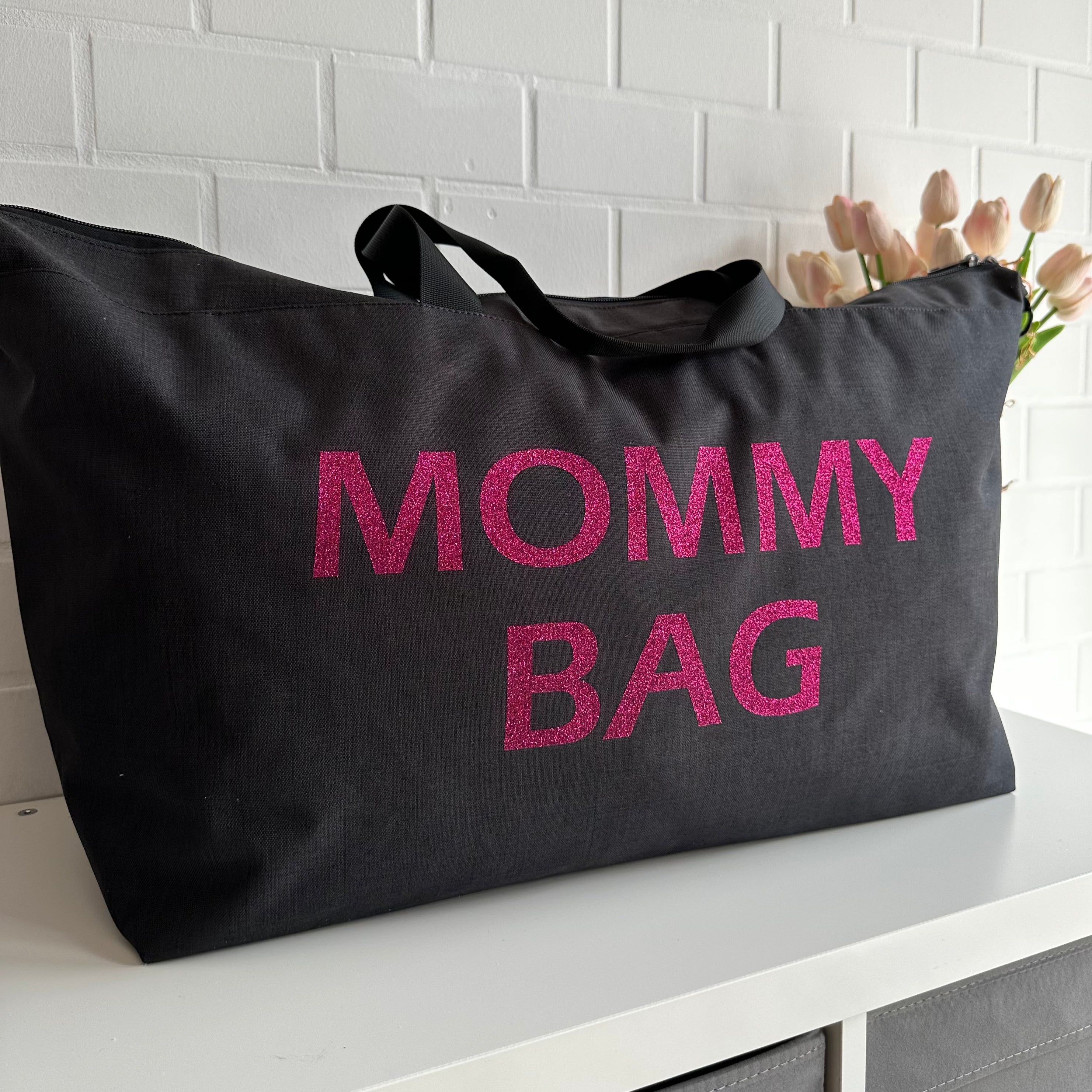 Borsone modello Family Nero MOMMY BAG - Be Brave Boutique