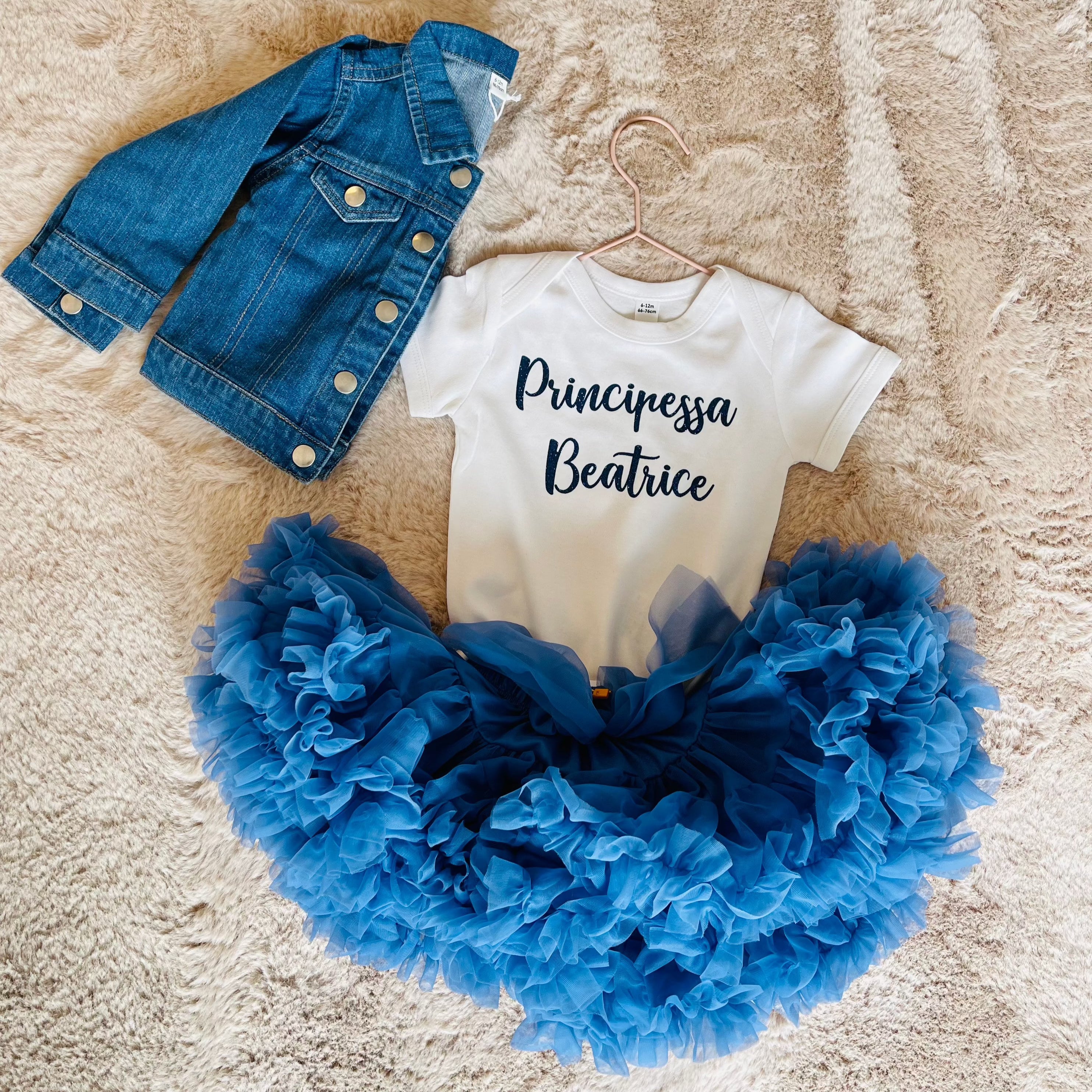 Gonna Ampia in Tulle Jeans - Be Brave Boutique