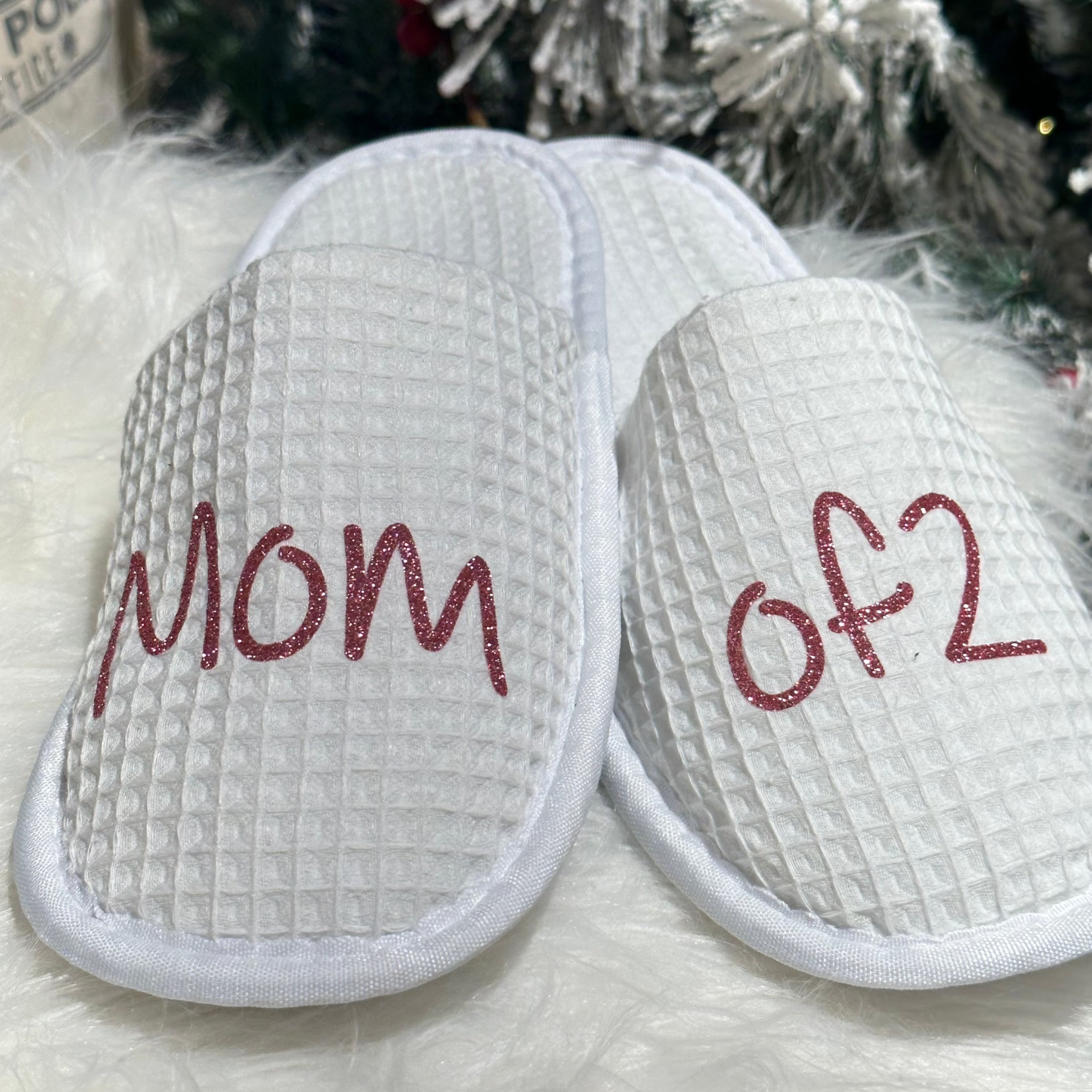 Pantofole/Ciabatte da parto o regalo personalizzabili - Be Brave Boutique