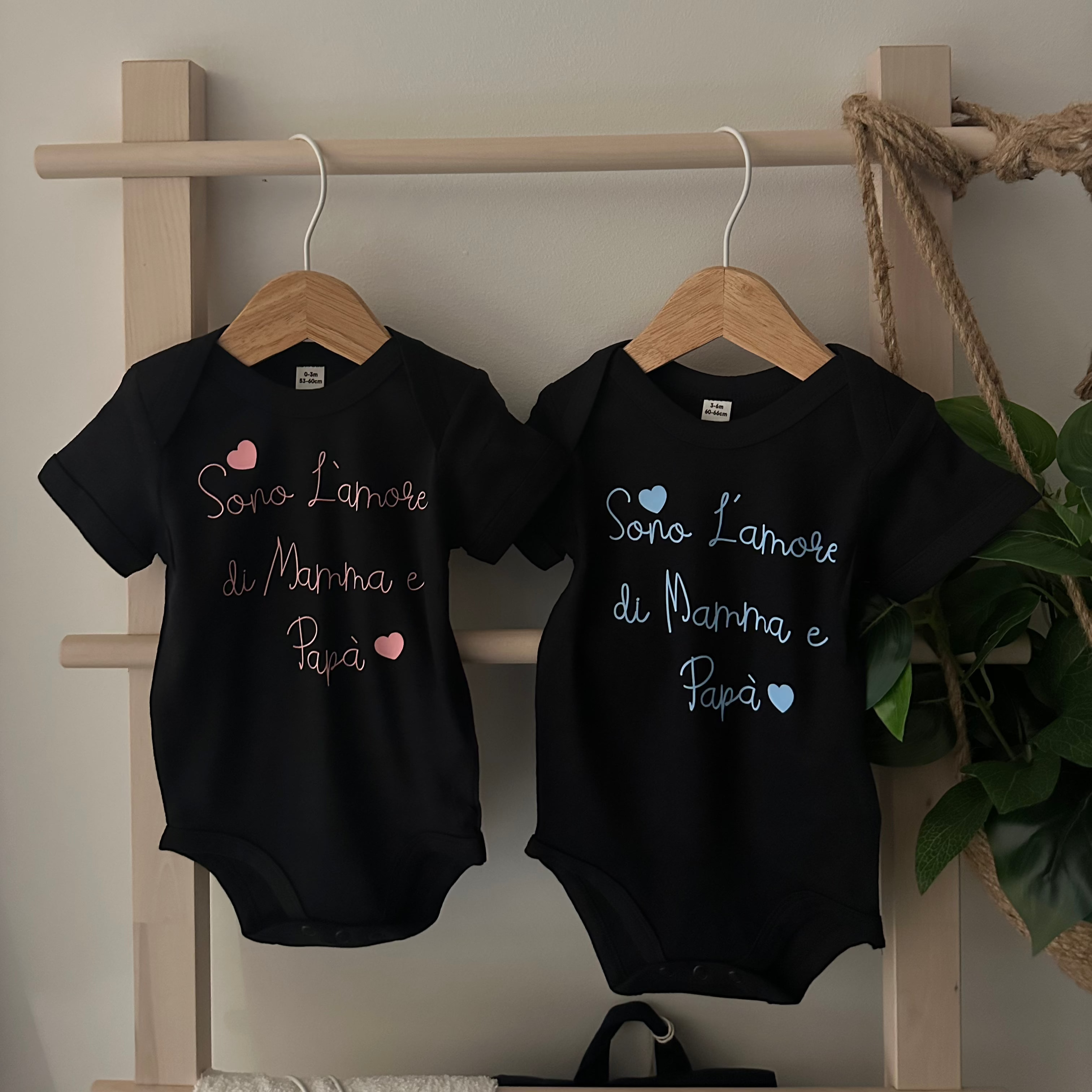 Body sono l'amore di Mamma e Papà idea regalo nascita - Be Brave Boutique