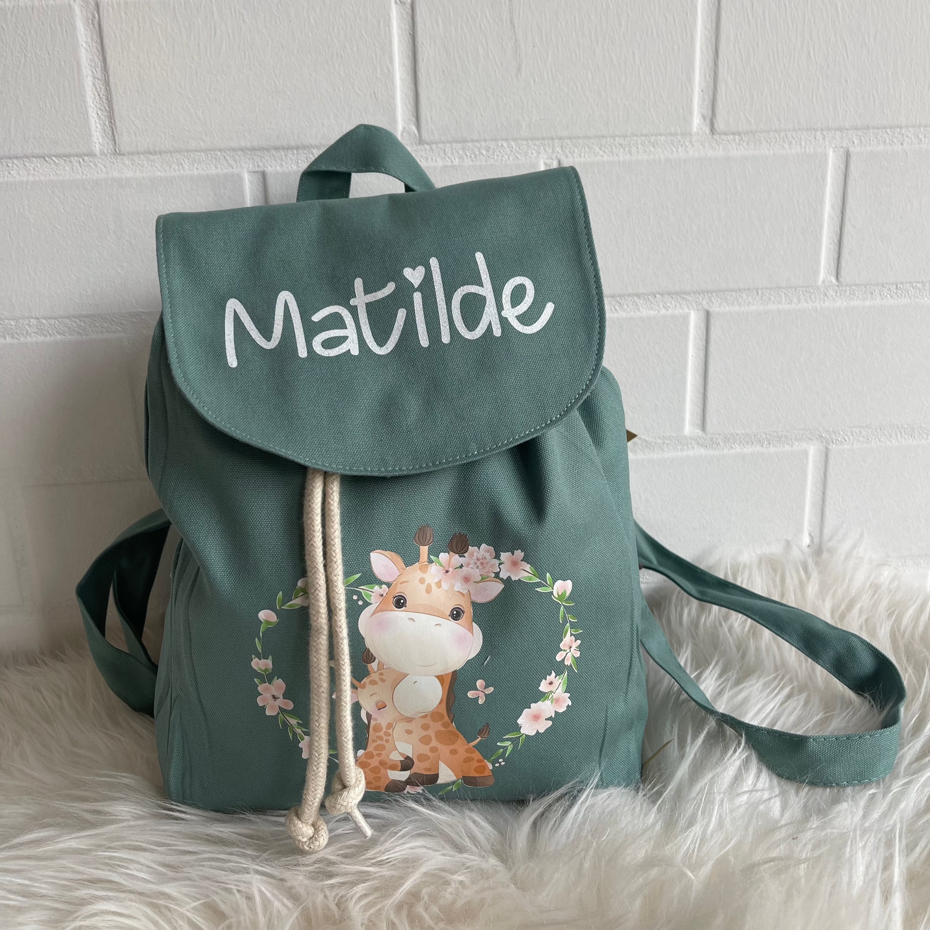 Mini Zaino in cotone Giraffine - Be Brave Boutique
