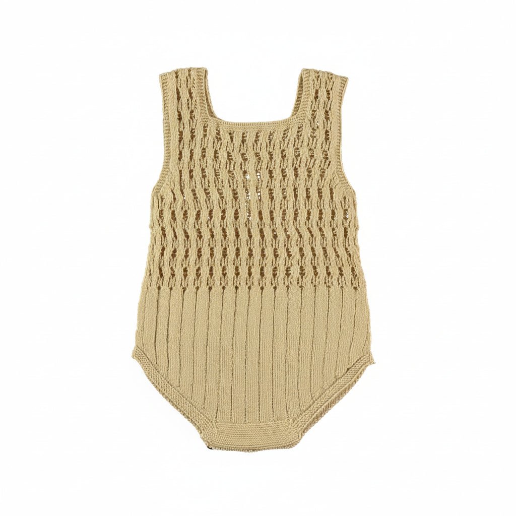 Body In filo traforato per neonati Lucky Li&Me - Be Brave Boutique