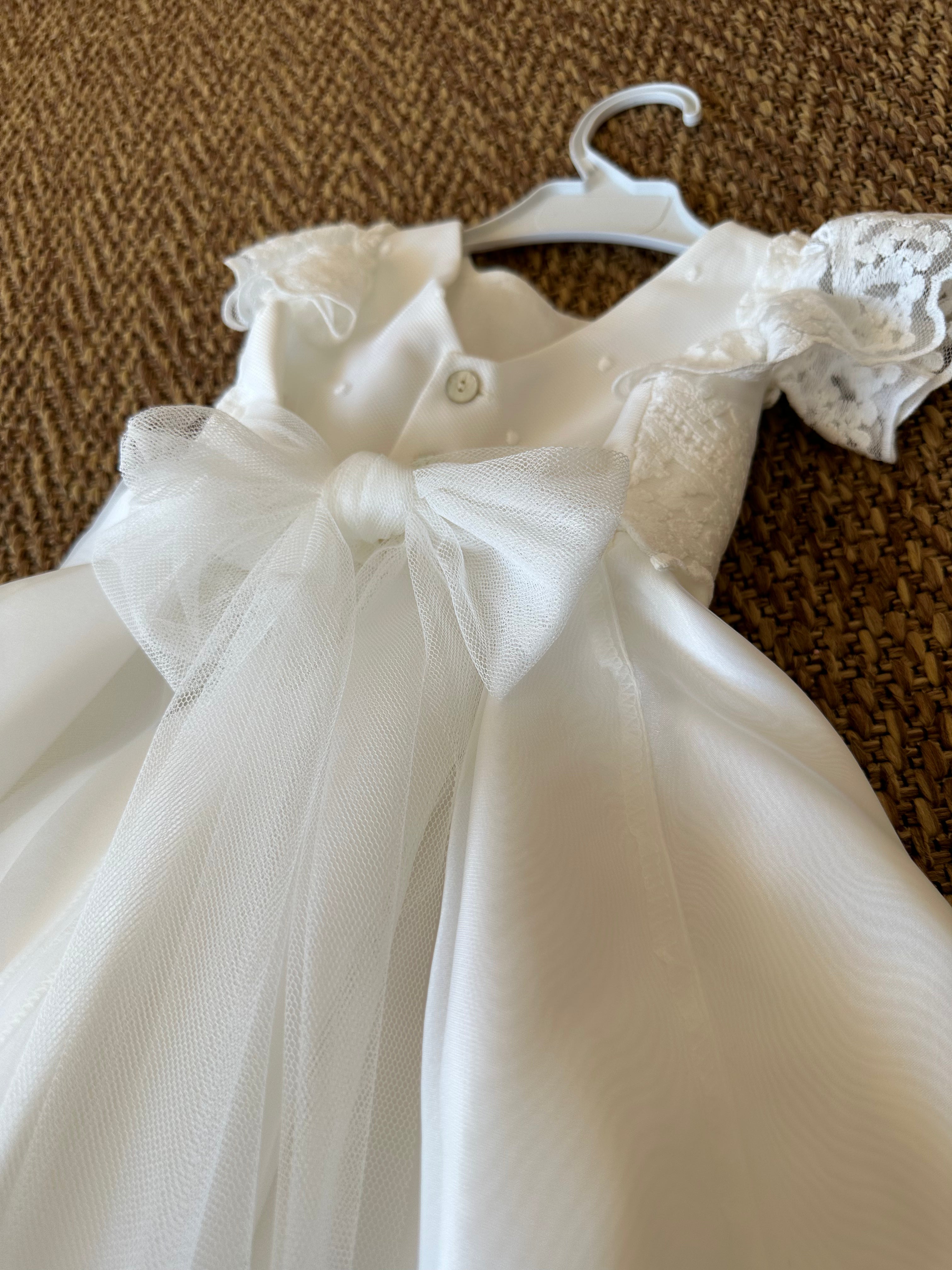 Abitino da cerimonia Bianco in Pizzo da 2 a 6 anni - Be Brave Boutique