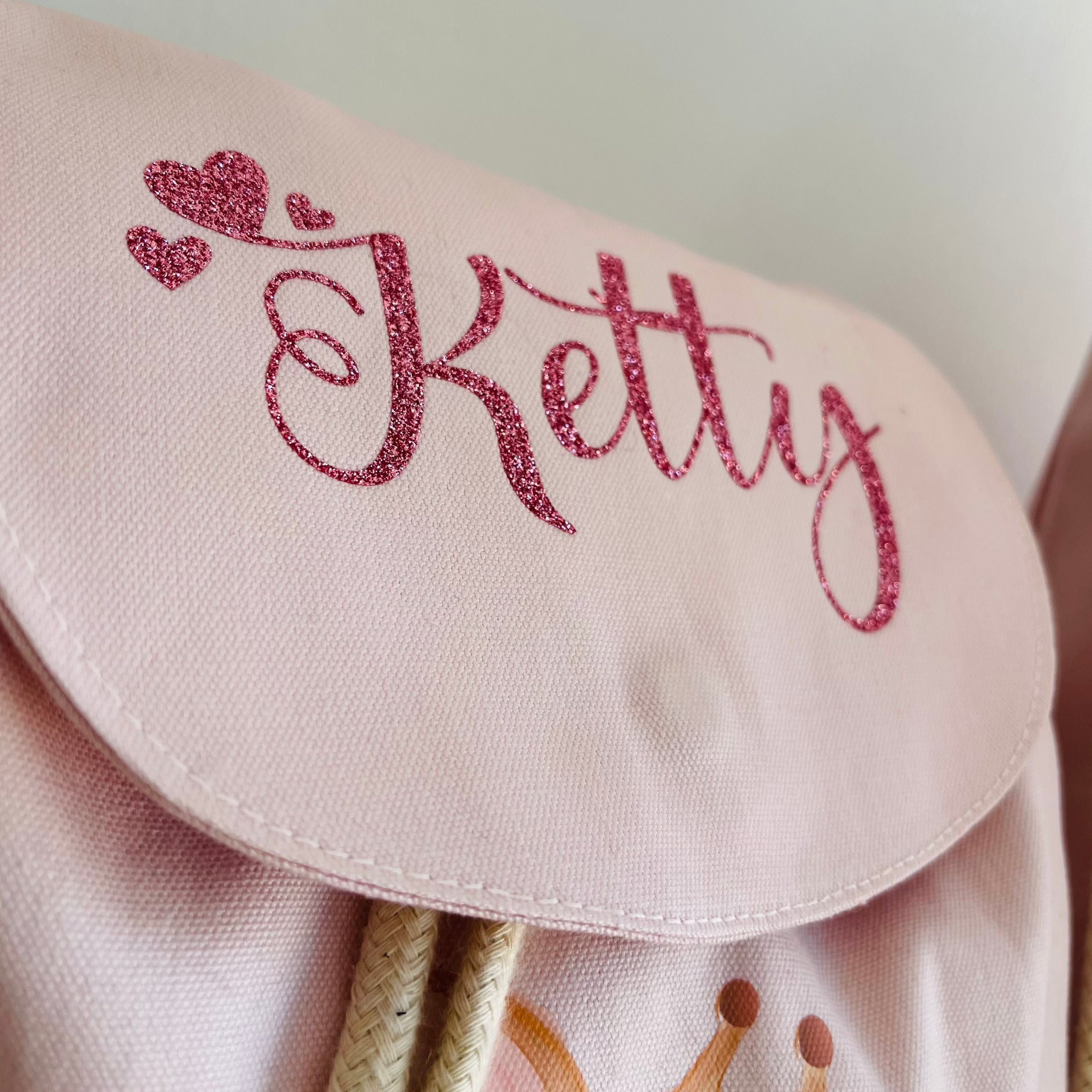 Mini Zaino in cotone e Sacca personalizzabile Giraffa - Be Brave Boutique