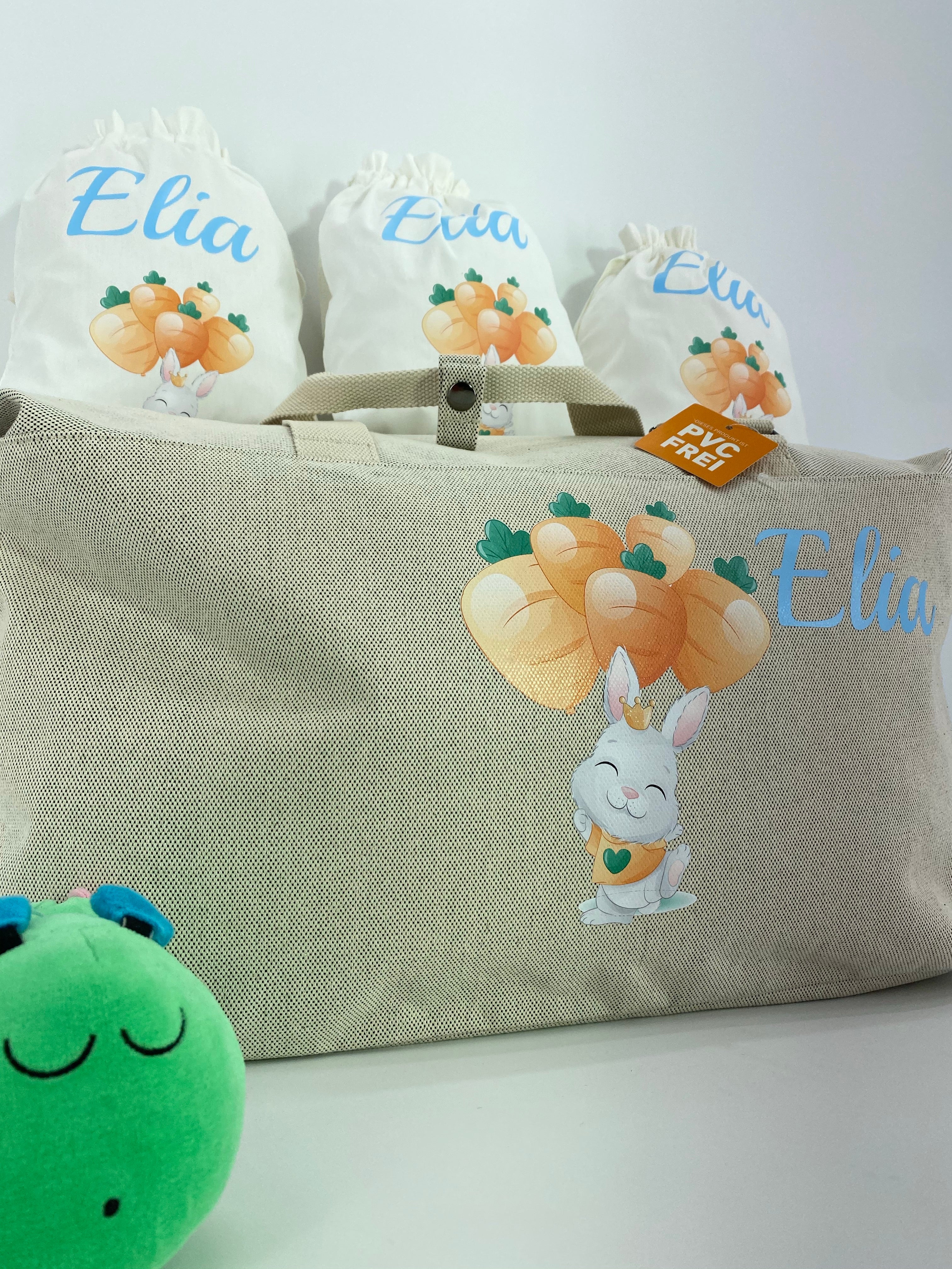 BORSONE CONIGLIETTO E 3 SACCHI PRIMI CAMBI - Be Brave Boutique