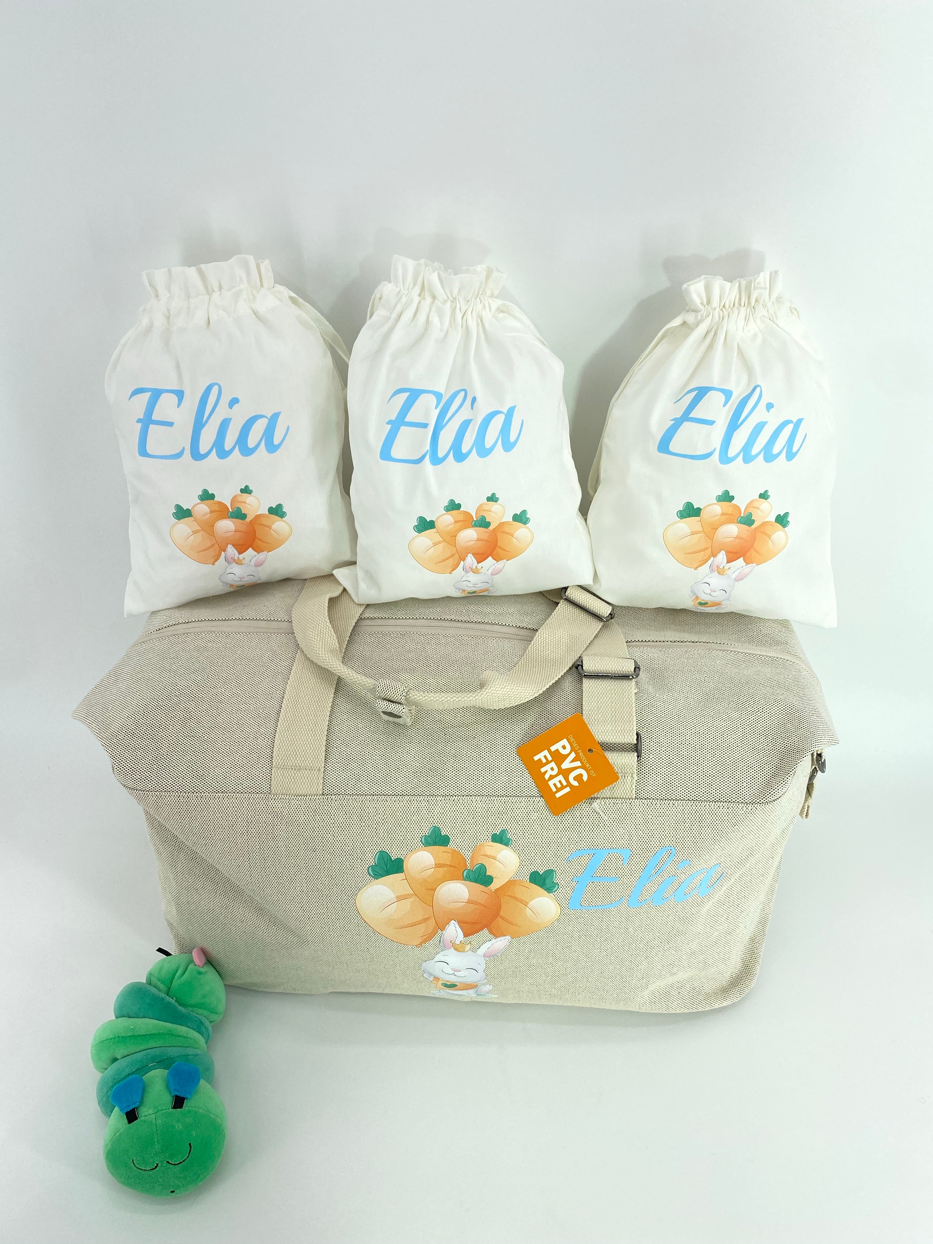 BORSONE CONIGLIETTO E 3 SACCHI PRIMI CAMBI - Be Brave Boutique