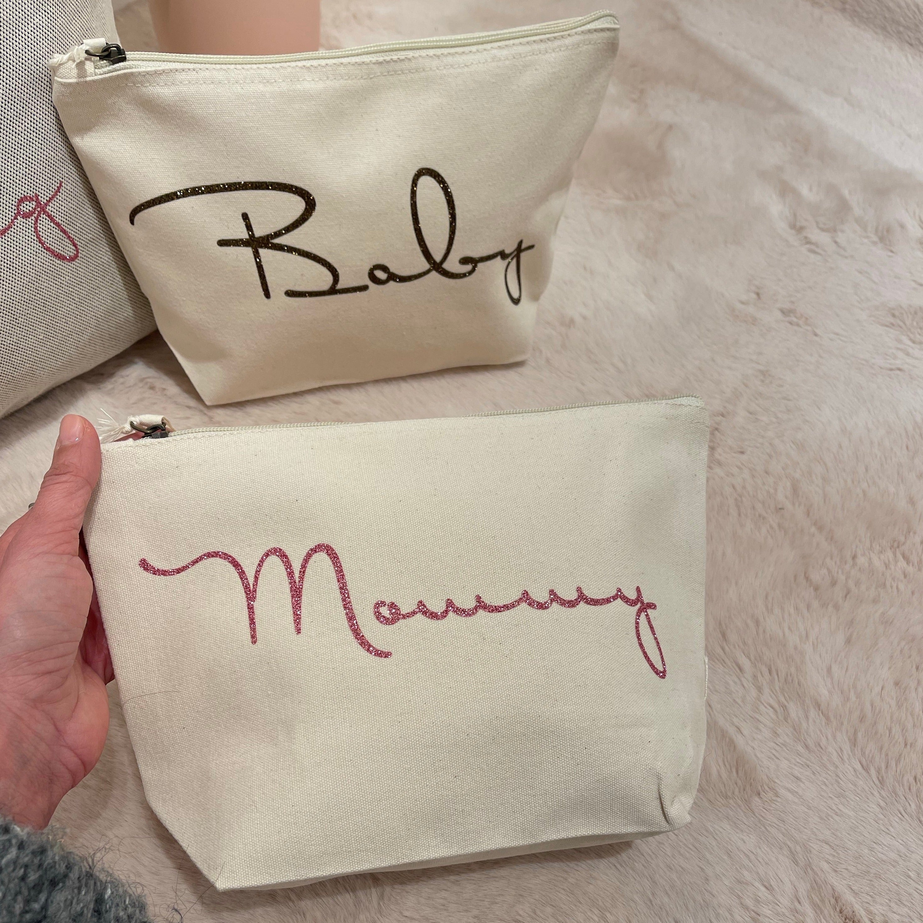 Borsone mamma, 1 borsone baby e 2 pochette - Be Brave Boutique