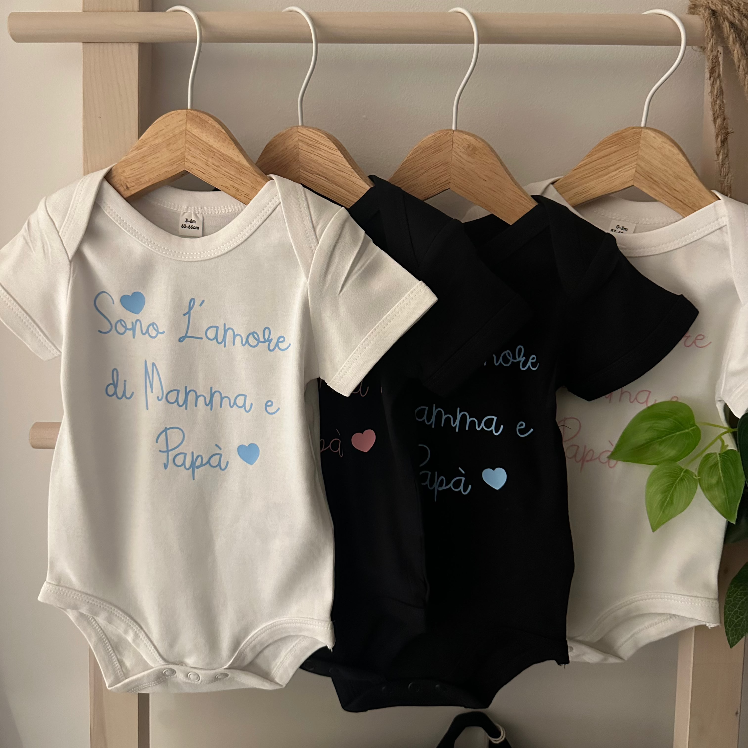 Body sono l'amore di Mamma e Papà idea regalo nascita - Be Brave Boutique