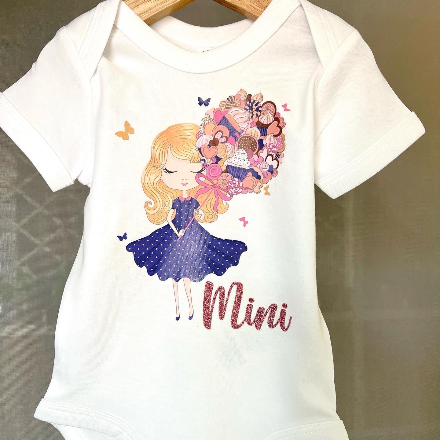 Body in 100% cotone Bambina e Farfalle - Be Brave Boutique