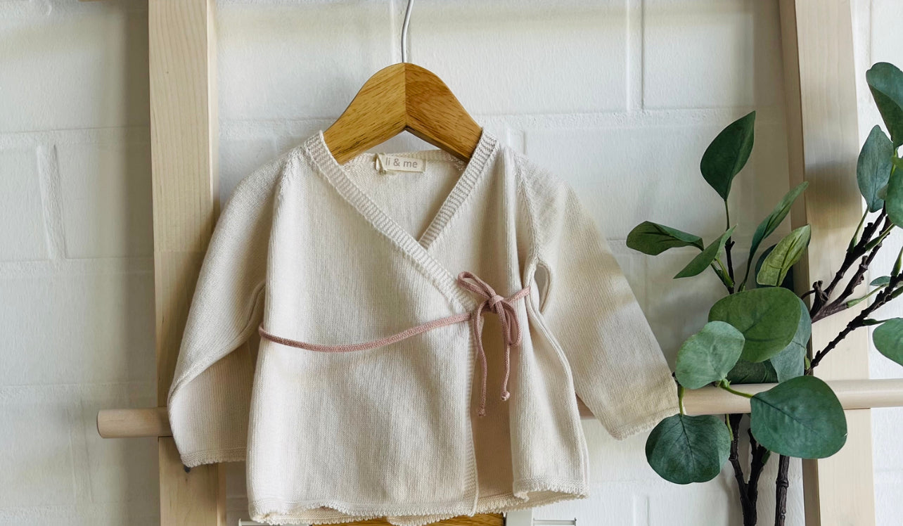 Kimono panna/Rosa LI&ME - Be Brave Boutique