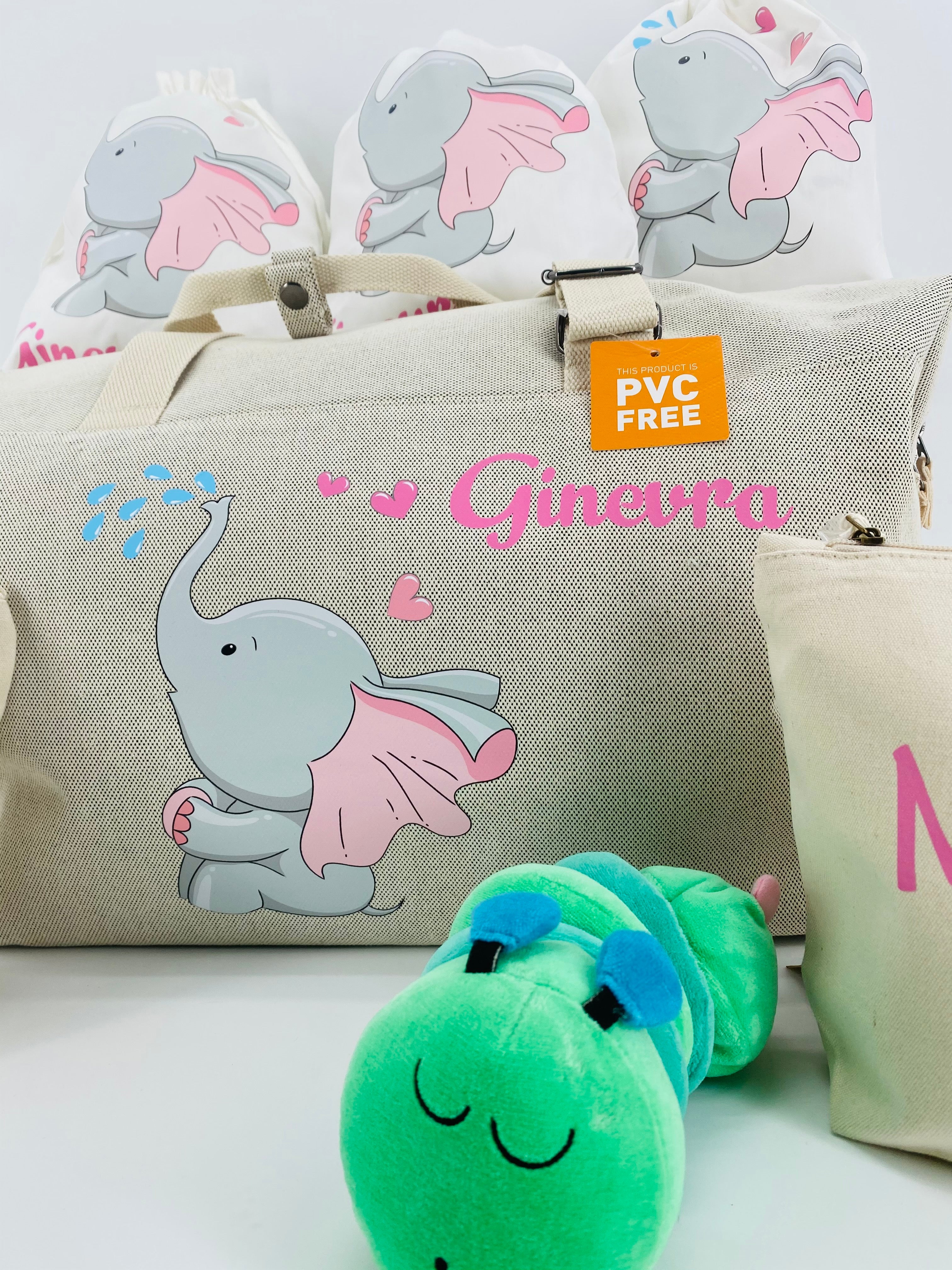 PROMO APRILE! 1 Borsone, 2 pochette MEDIE O LARGE e 3 sacchi in cotone organico ABBINATI E PERSONALIZZATI OMAGGIO! - Be Brave Boutique