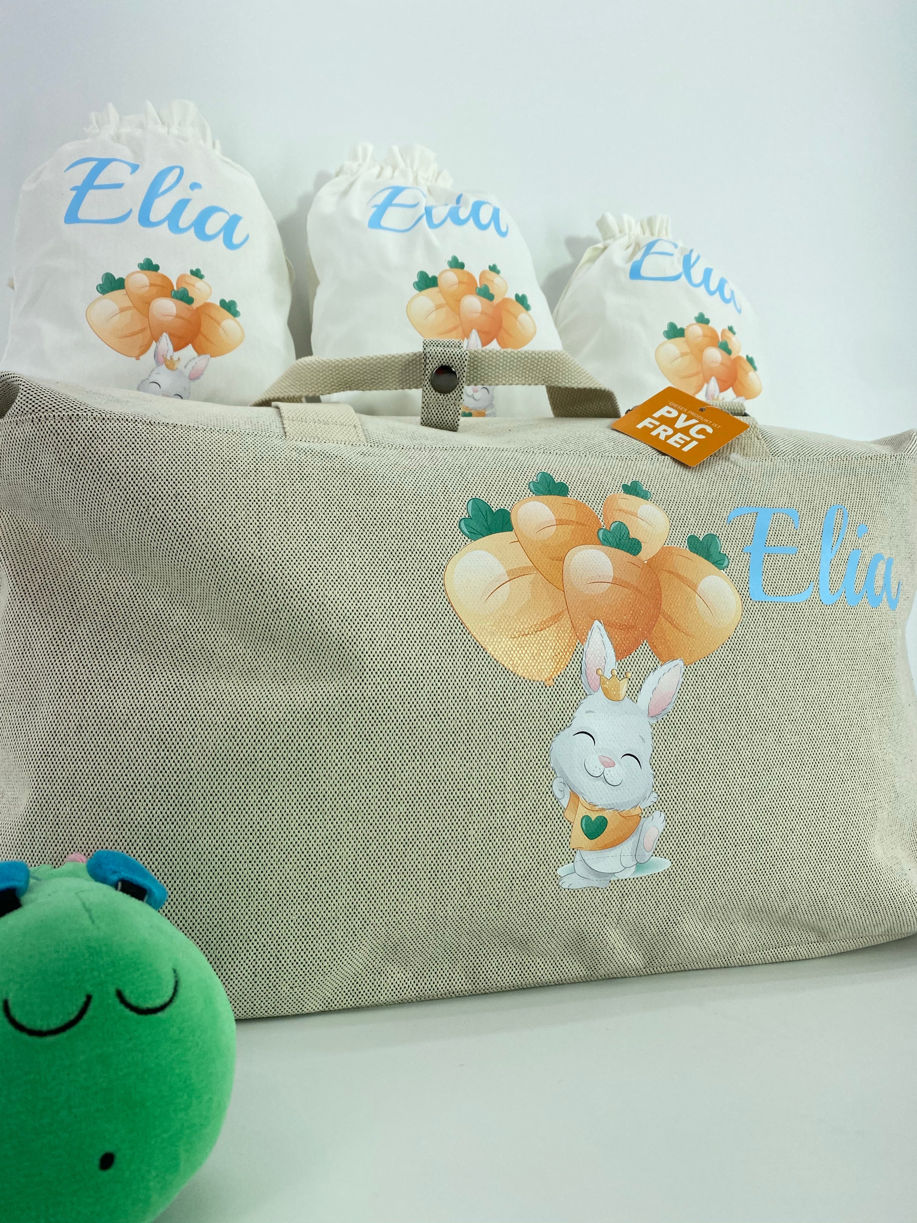 BORSONE CONIGLIETTO E 3 SACCHI PRIMI CAMBI - Be Brave Boutique