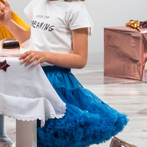 Gonna Ampia in Tulle Jeans - Be Brave Boutique