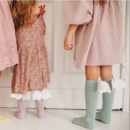 Calze Con Ali Me e mini Me Mint matchy-matchy - Be Brave Boutique
