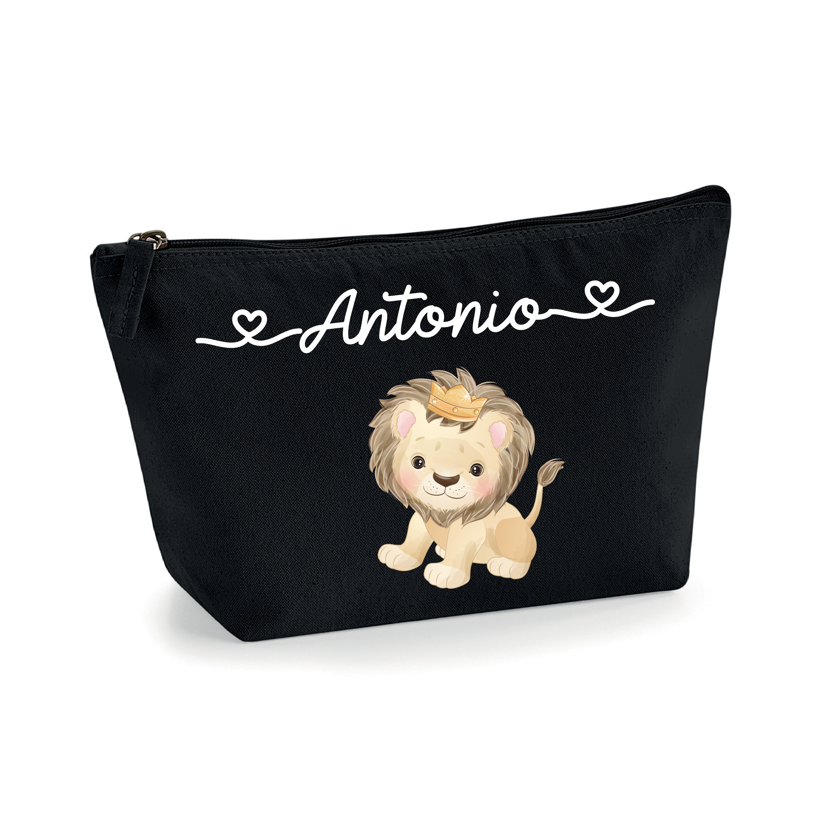 Pochette in cotone organico personalizzabile Leoncino - Be Brave Boutique