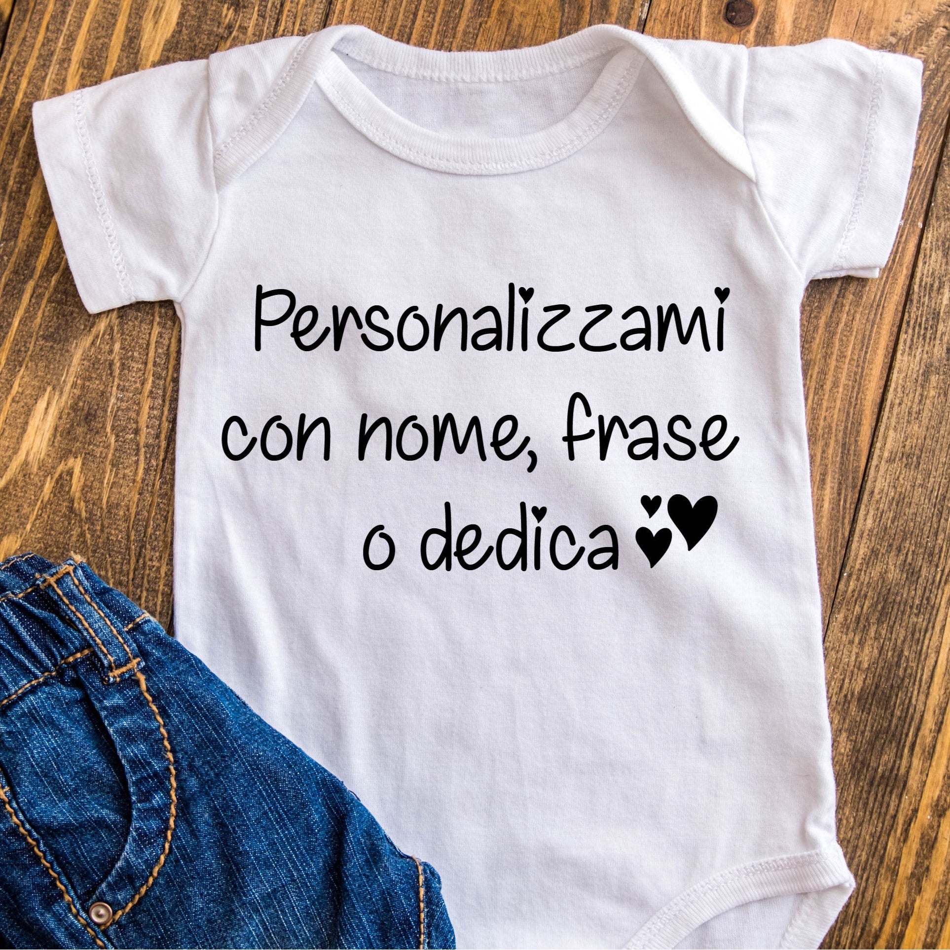 Body in 100% cotone "Personalizzami" - Be Brave Boutique