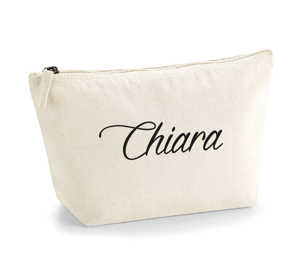 Pochette in cotone organico personalizzabile idea Regalo Natale - Be Brave Boutique