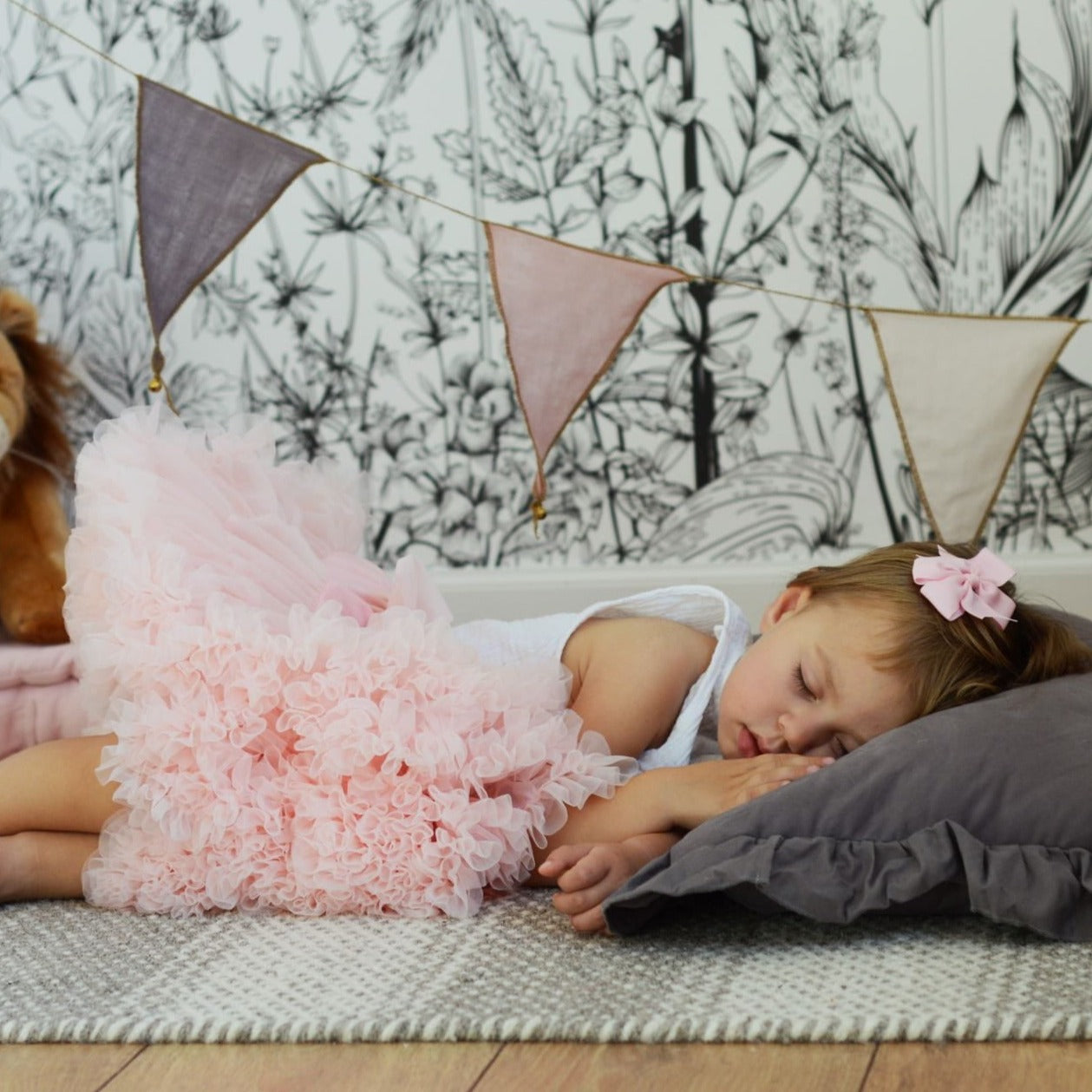 Gonna Ampia in Tulle Rosa Quarzo - Be Brave Boutique