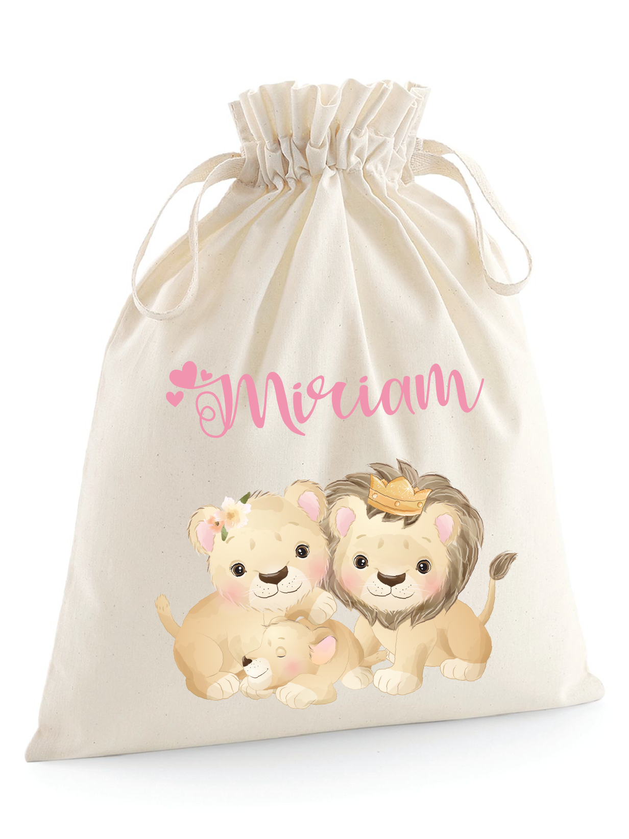 Sacchetti primi cambi personalizzabili Fam.Leoni - Be Brave Boutique