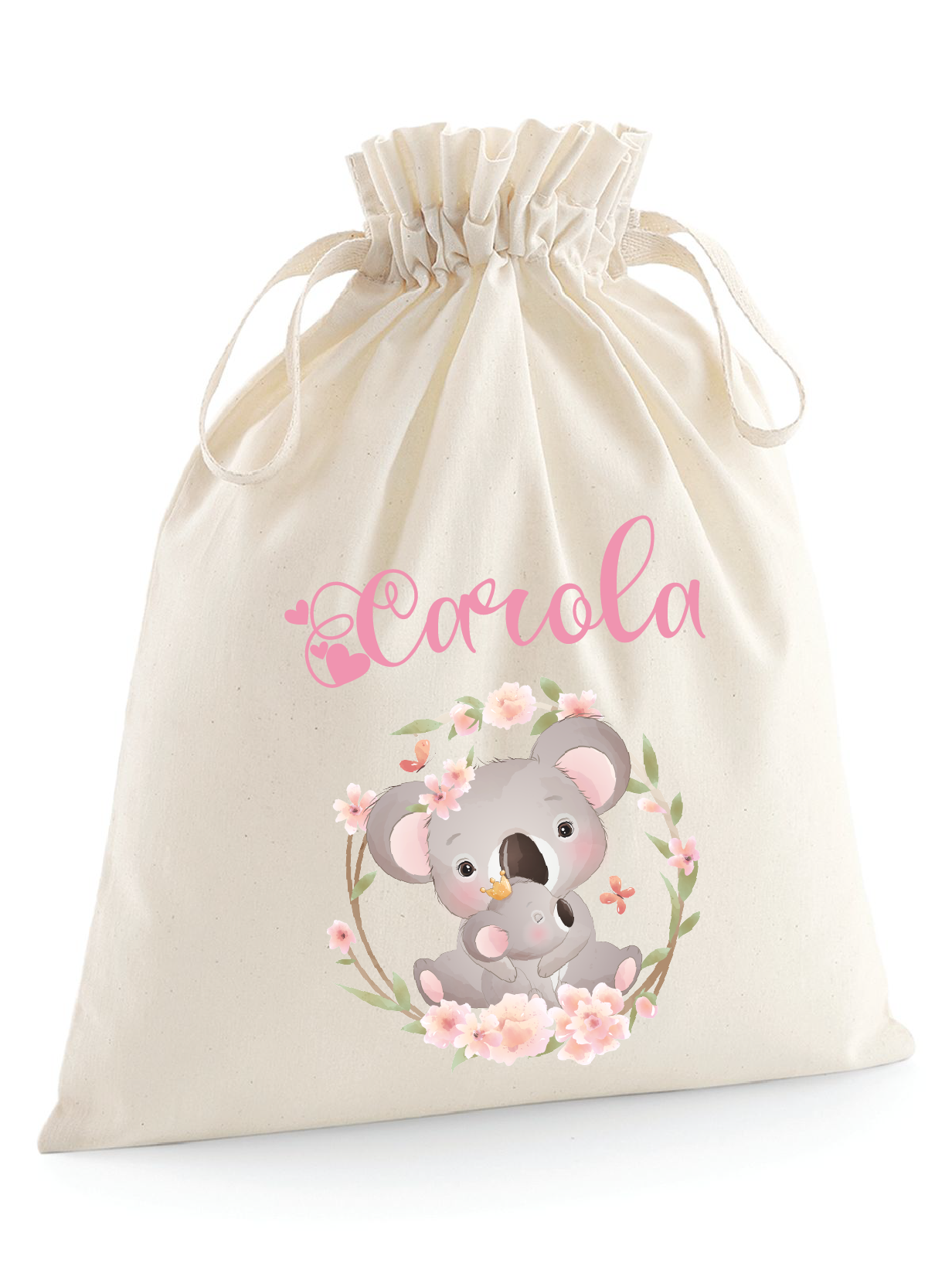 Sacchetti primi cambi personalizzabili Koala Mamma - Be Brave Boutique