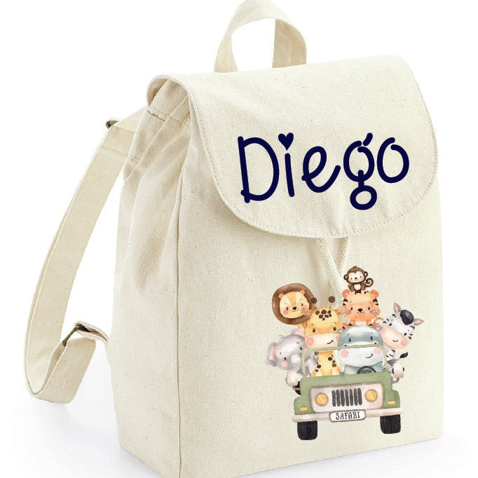 Mini Zaino in cotone Safari - Be Brave Boutique