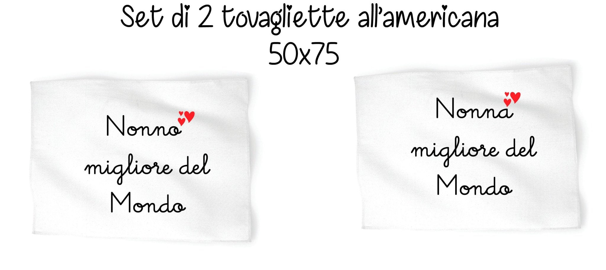 tovaglietta pranzo/colazione idea regalo festa dei nonni - Be Brave Boutique