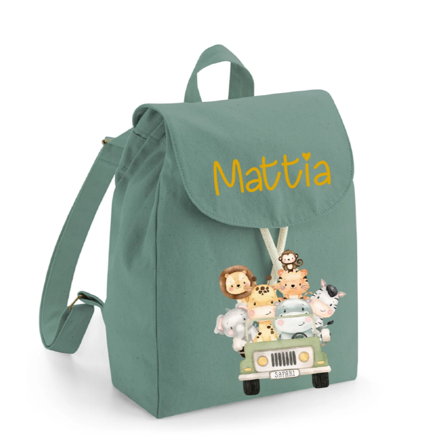 Mini Zaino in cotone Safari - Be Brave Boutique