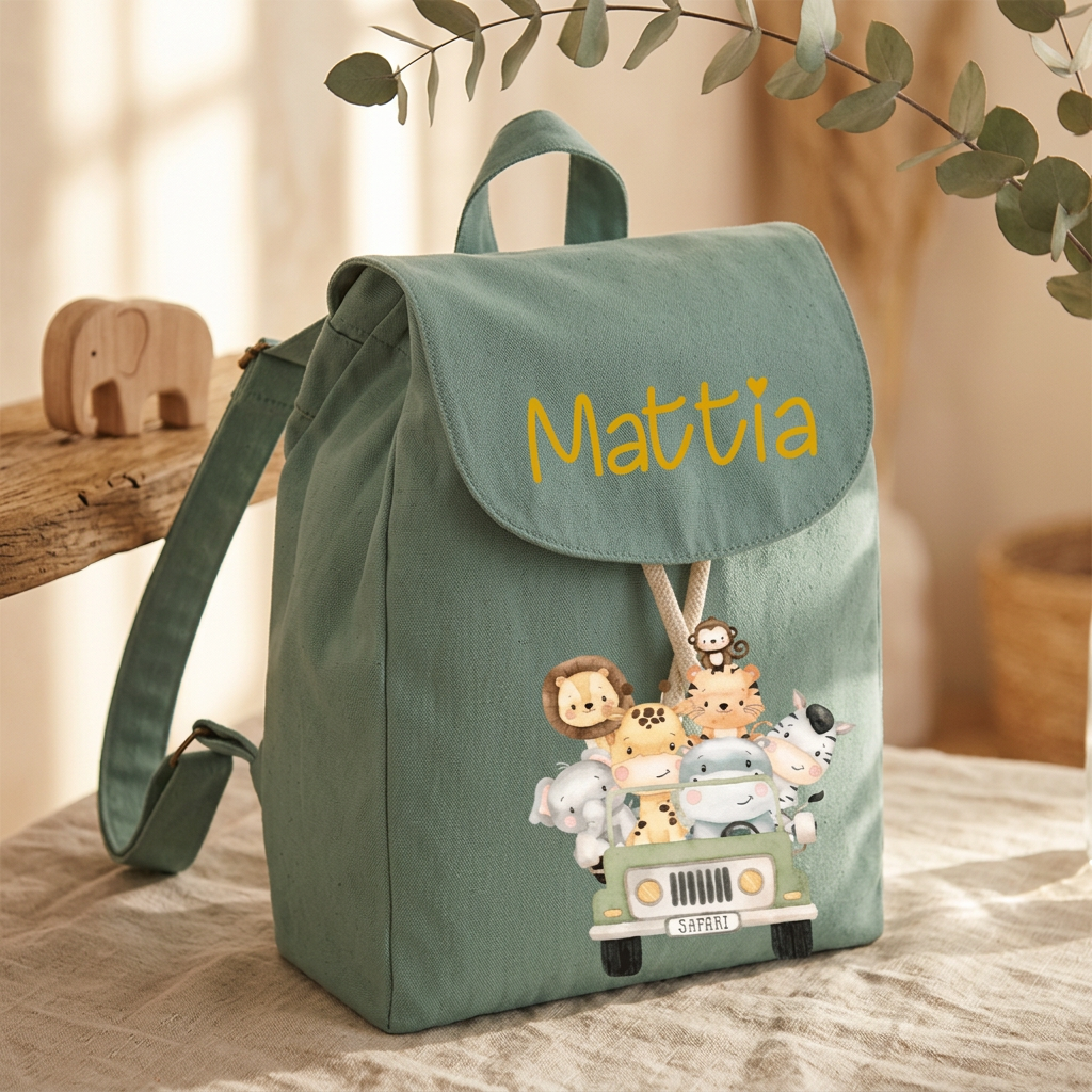 Mini Zaino in cotone Safari - Be Brave Boutique