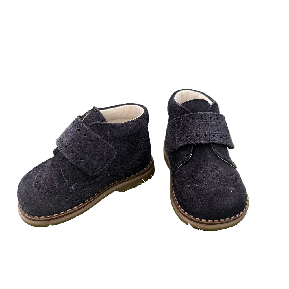 ANDANINES Stivaletto Blu scamosciato con strappo plantare anatomico - Be Brave Boutique