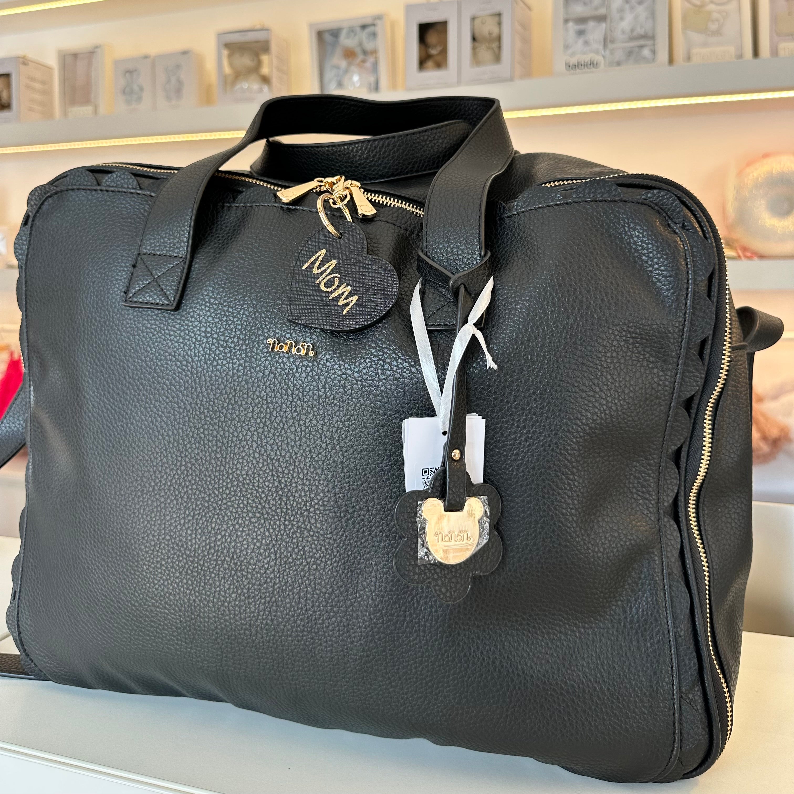 Borsa Mamma Nero Nanan con Omaggio - Be Brave Boutique