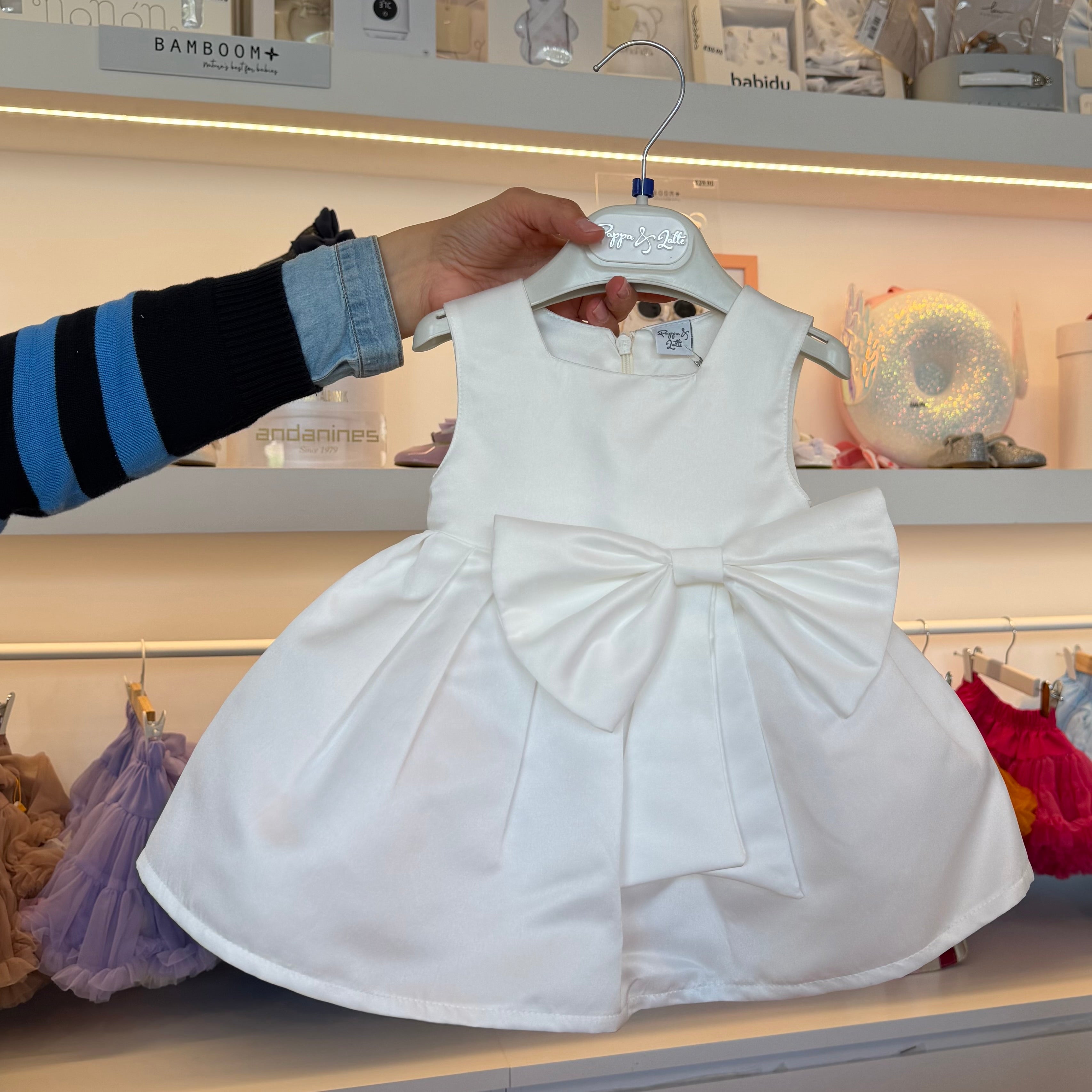 Abito Bimba con fiocco Pappa&latte
