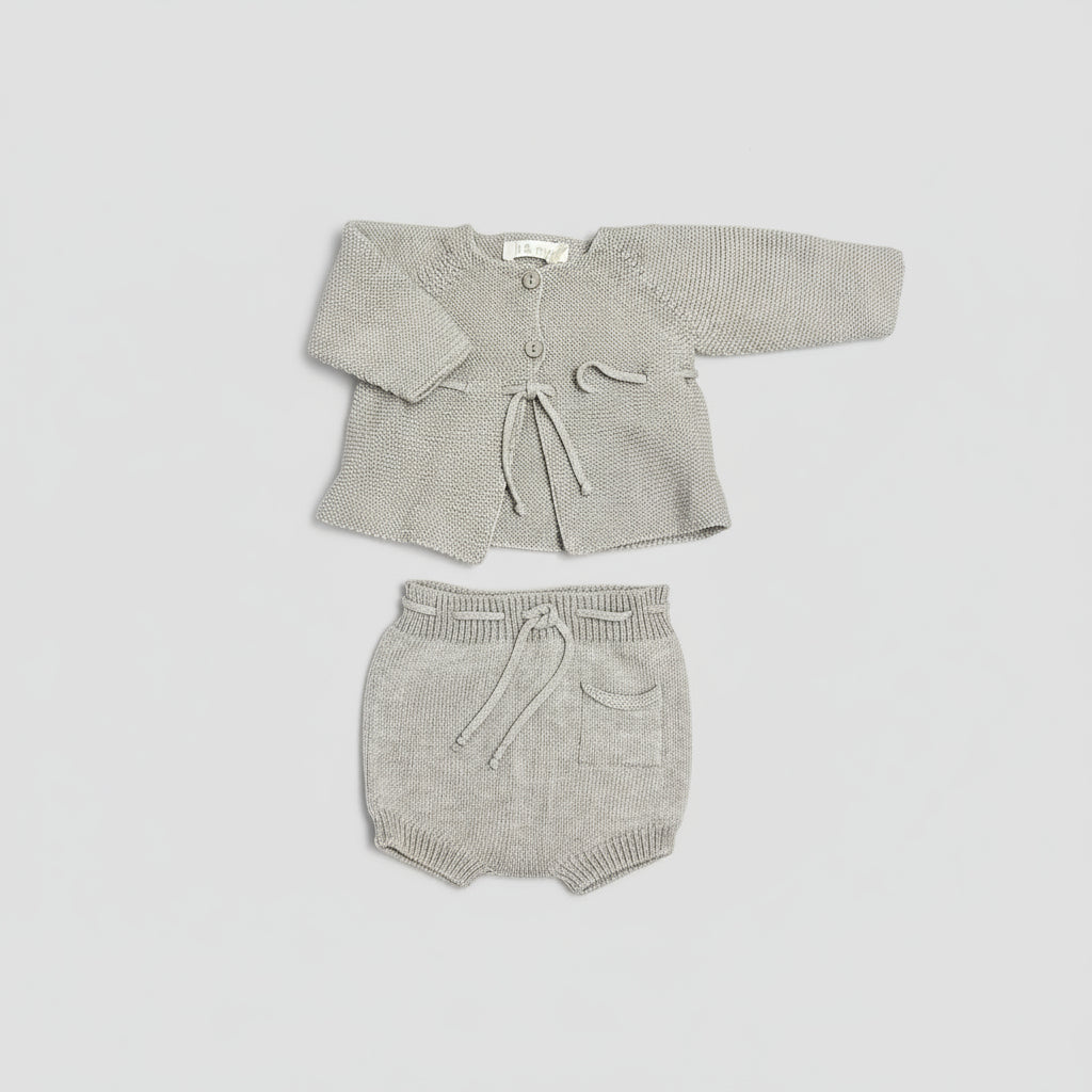 Completo Prima Nascita Unisex in Cotone Organico Li&Me - Be Brave Boutique