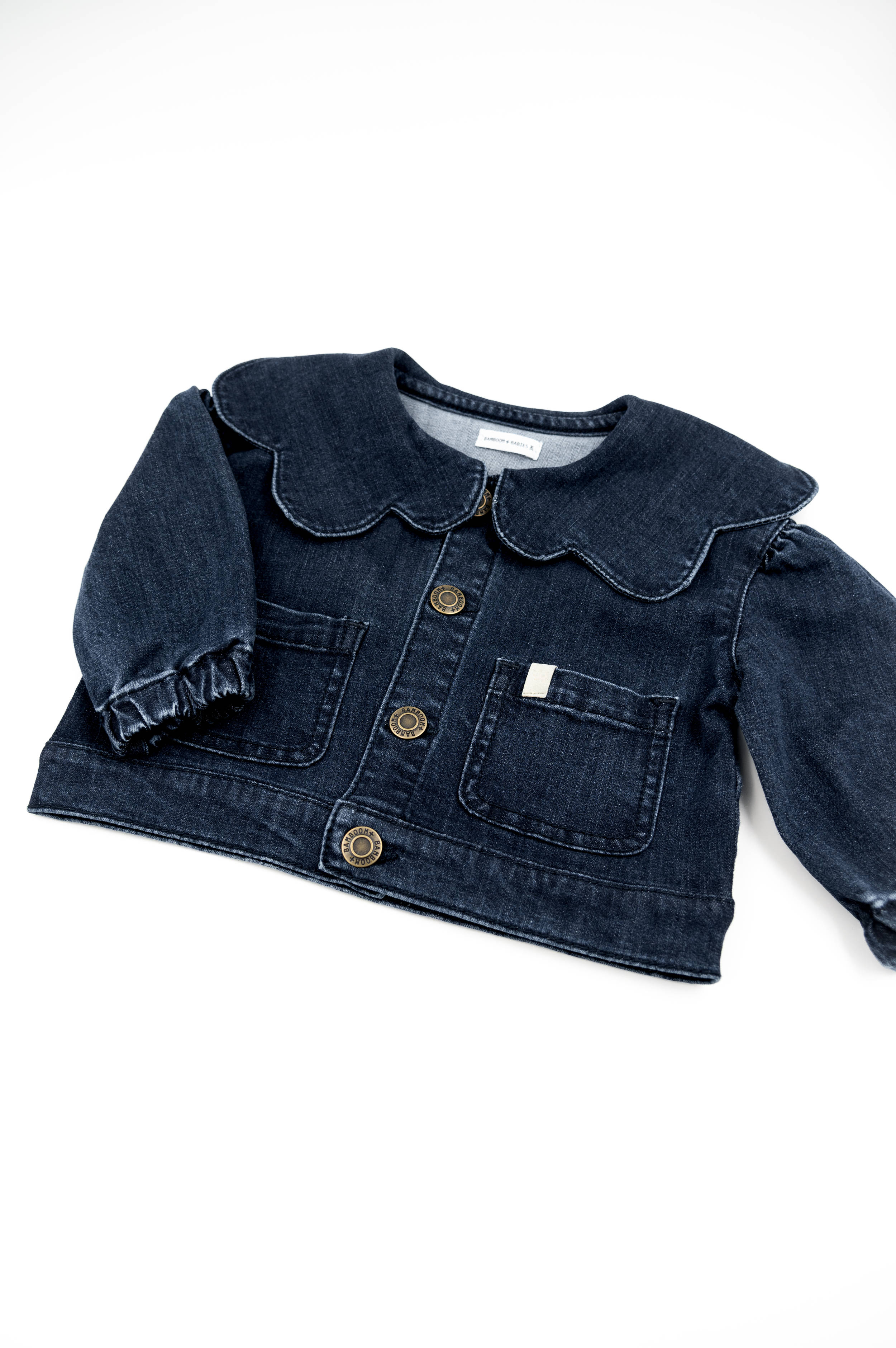 Giacca con colletto a fiore - BLU 07 - Be Brave Boutique