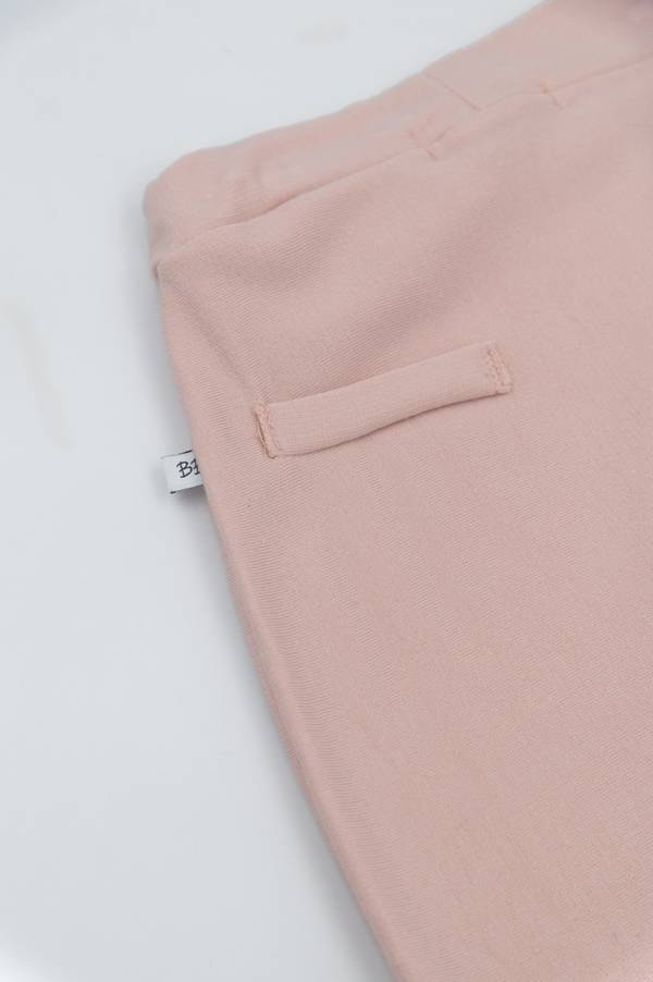 Pantaloncino Neonato con piedi Pure - ROSA 04 - Be Brave Boutique