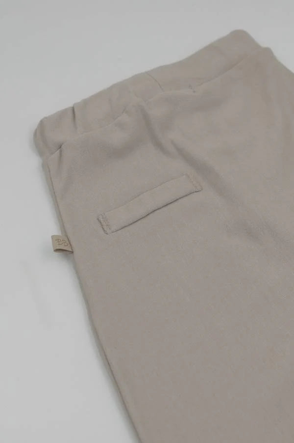 Pantaloncino Neonato con piedi Pure - Sabbia 09 - Be Brave Boutique