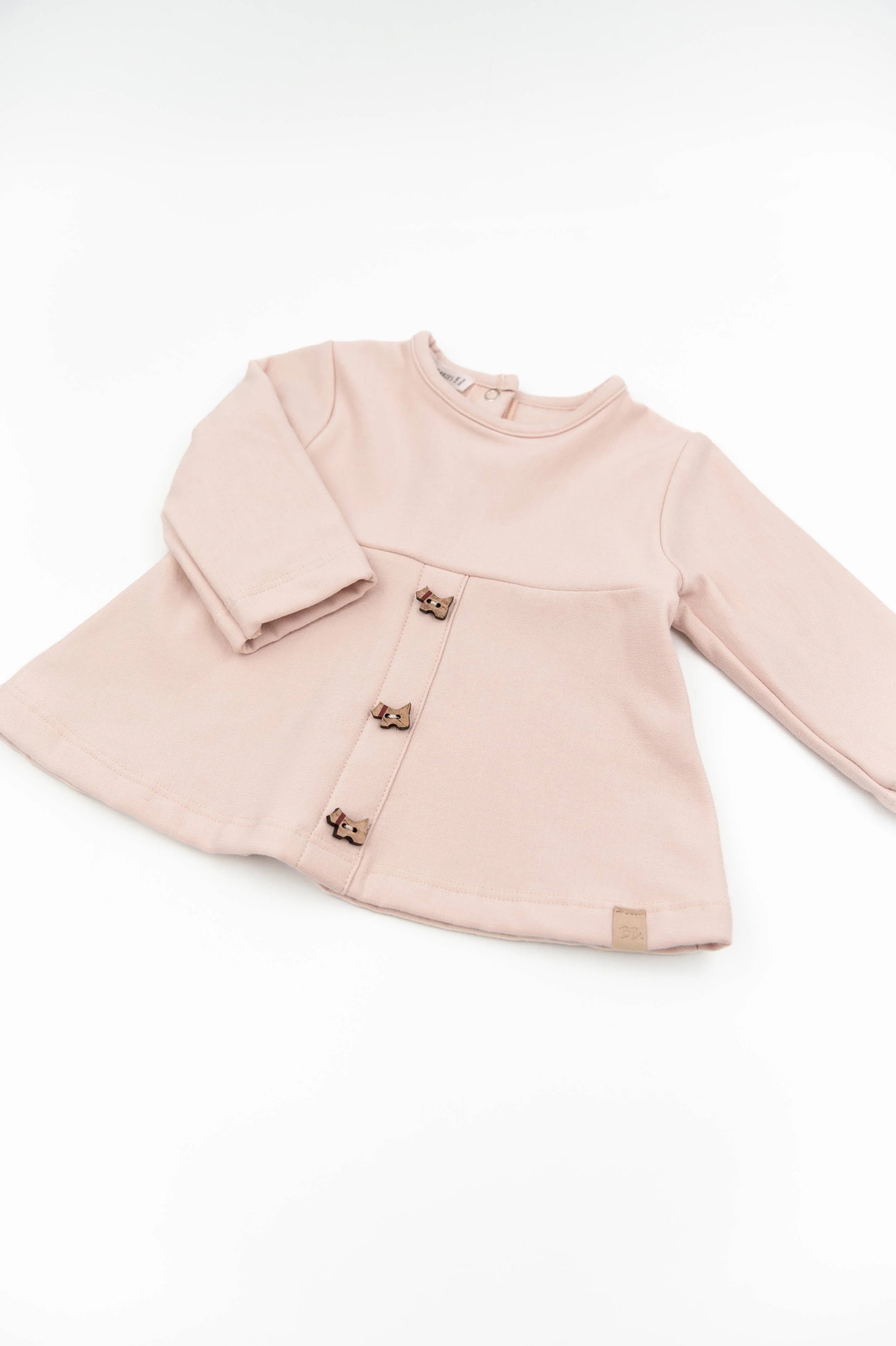 Maglia con bottoncini frontali - VINTAGE PINK 341 - Be Brave Boutique