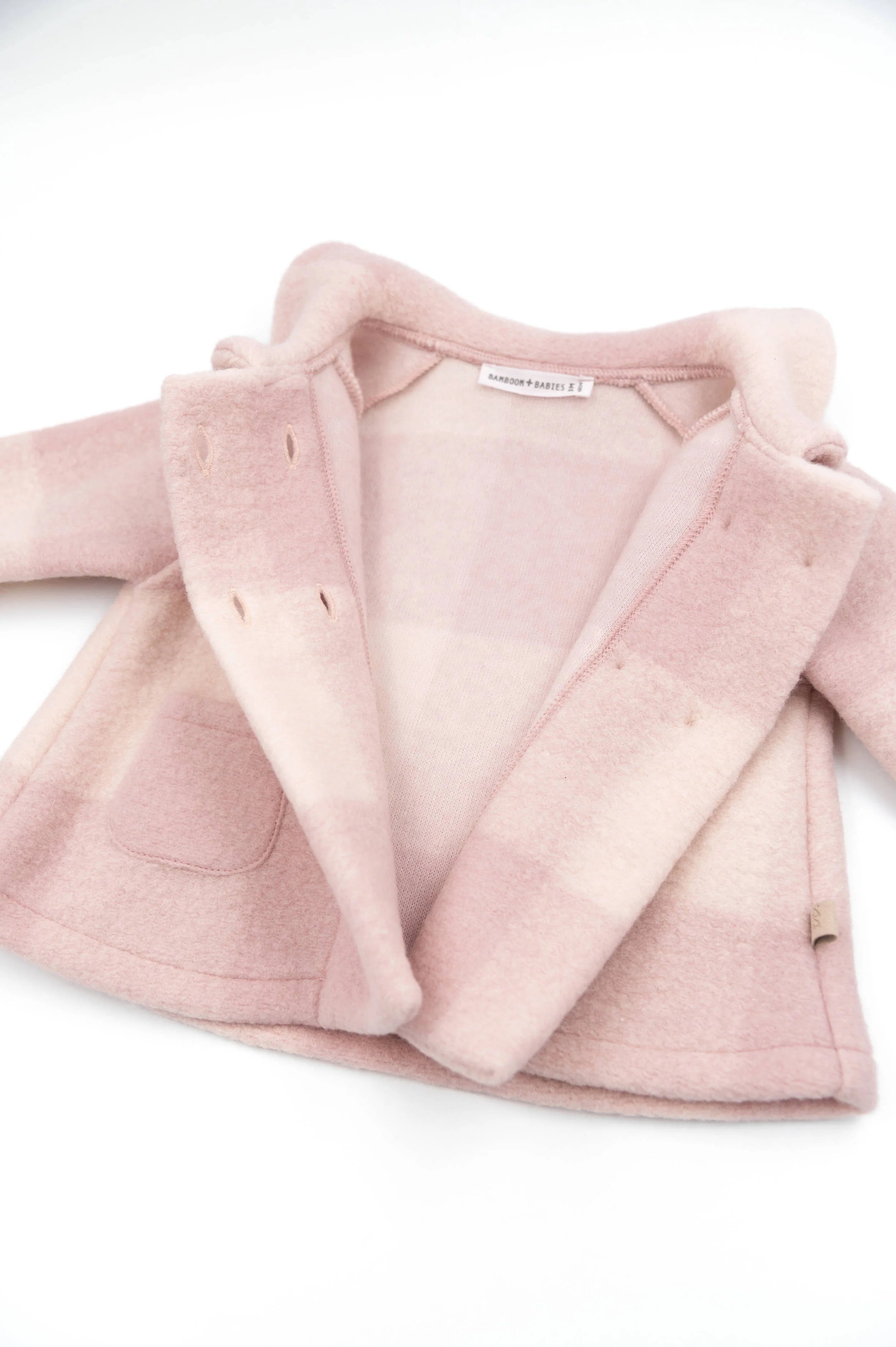 Cappotto Bimba Lana Cotta - VINTAGE PINK 341 - Be Brave Boutique