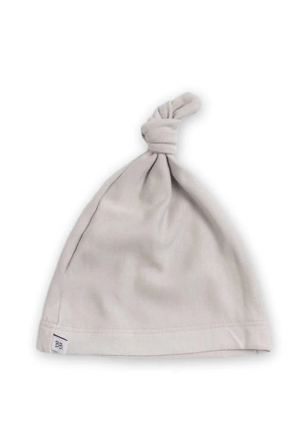 BAMBOOM Cappellino neonato con nodo Pure - Sabbia 09 - Be Brave Boutique