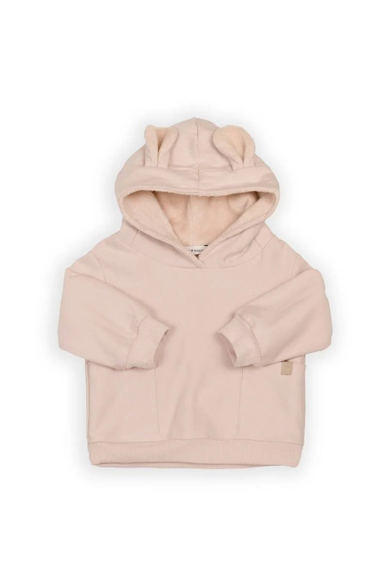 Maglia Hoodie con orecchie - VINTAGE PINK 341 - Be Brave Boutique