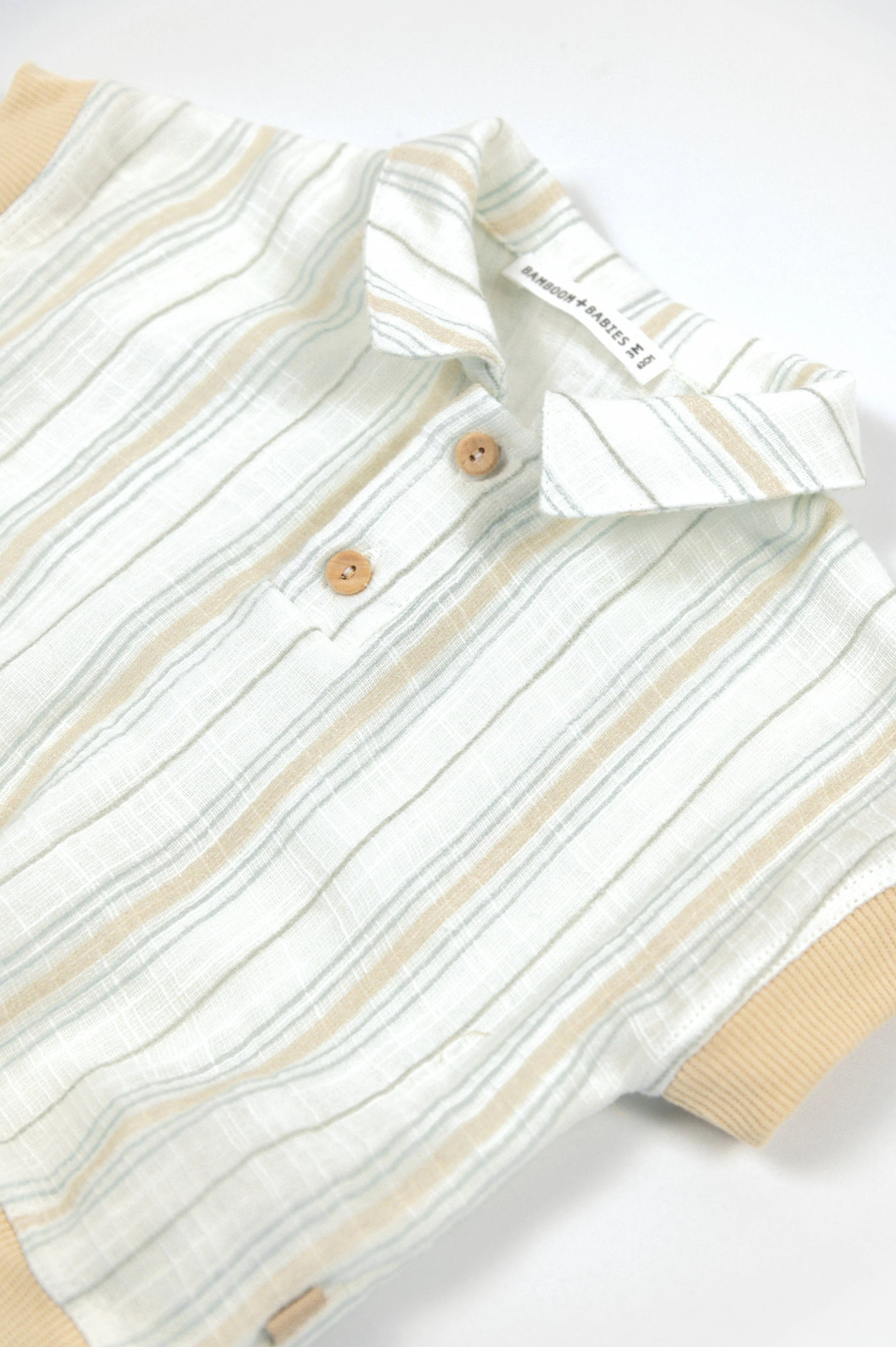 Polo bimbo - STRIPE WHITE/BLU 272