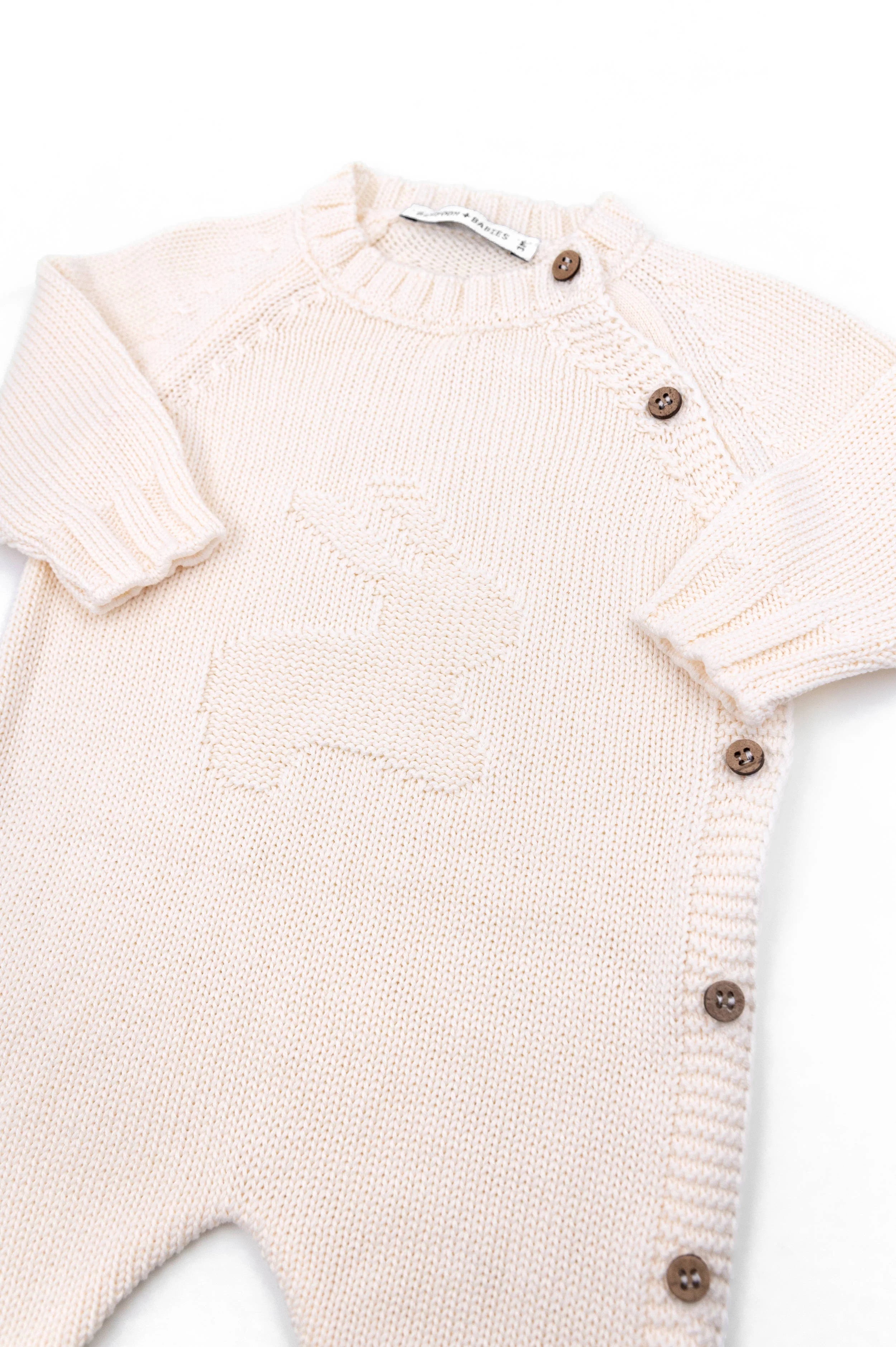 Tutina apertura laterale con Coniglio - Bianco 01