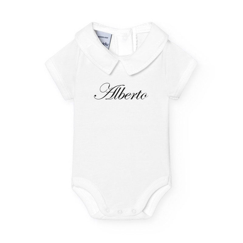 Body in cotone manica corta con colletto Unisex - Be Brave Boutique